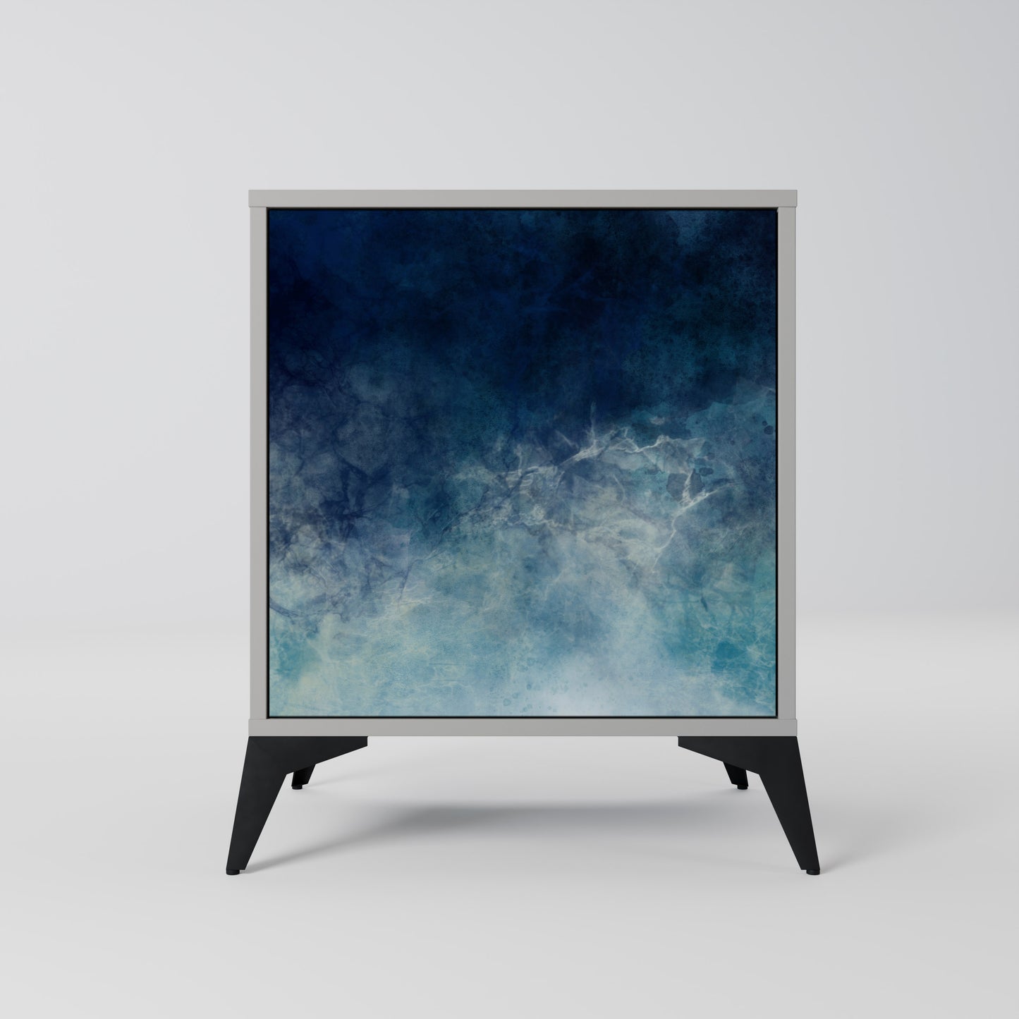 CELESTIAL FALL 1-Door Sideboard in Grey Finish