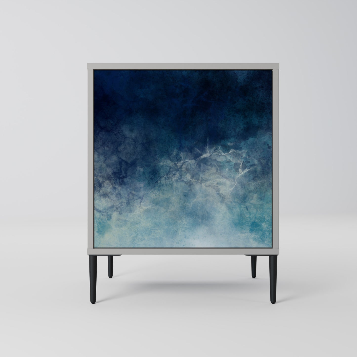 CELESTIAL FALL 1-Door Sideboard in Grey Finish