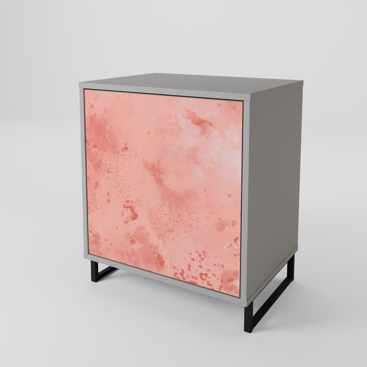 CRANE DANCE 1-Door Sideboard in Grey Finish