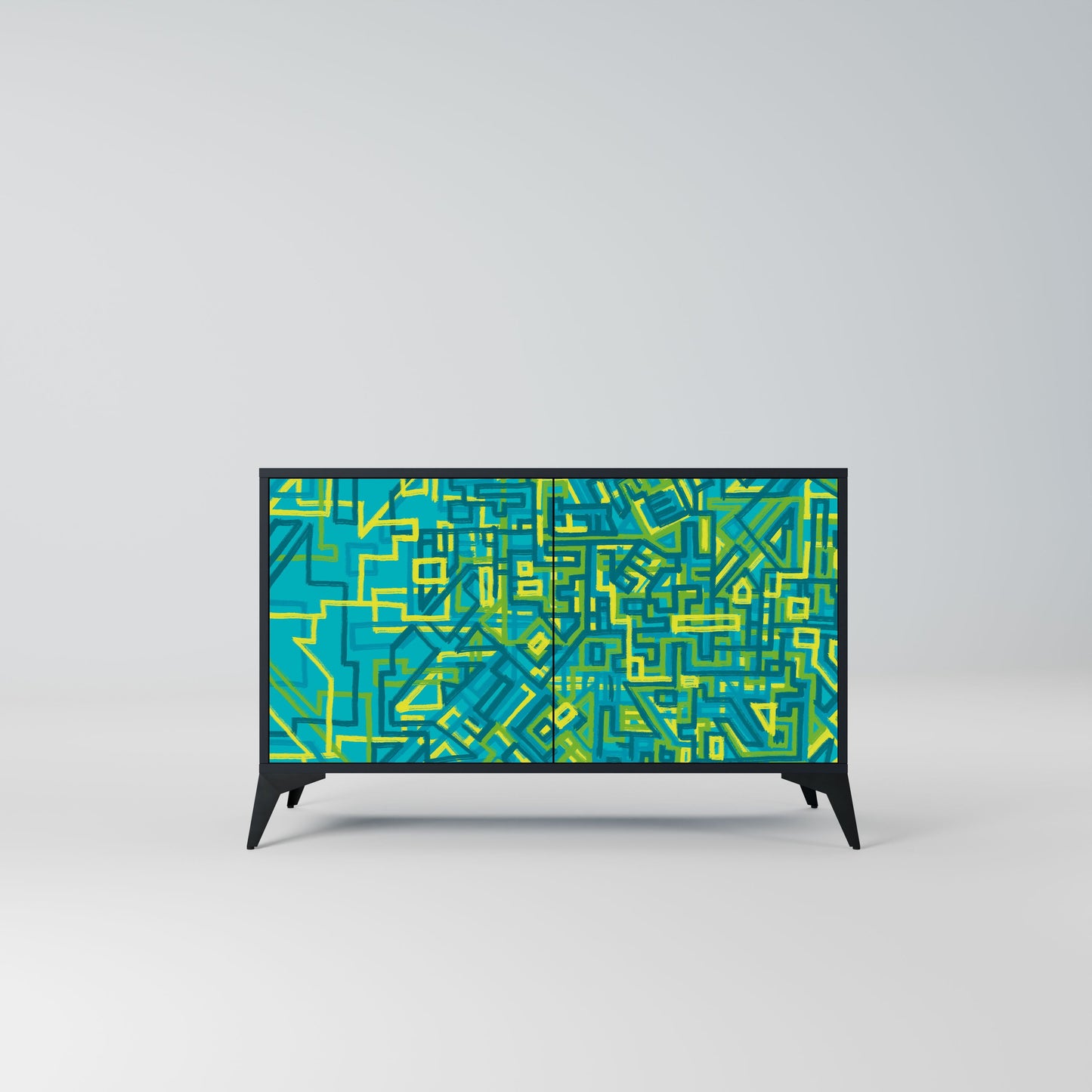Credenza a 2 ante NOSTALGIC MEMORIES in finitura nera