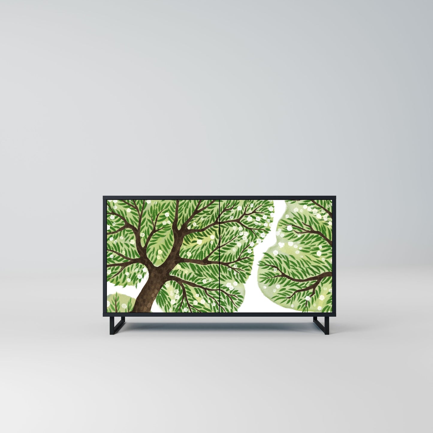 Credenza a 2 ante WILDERNESS DASH in finitura nera