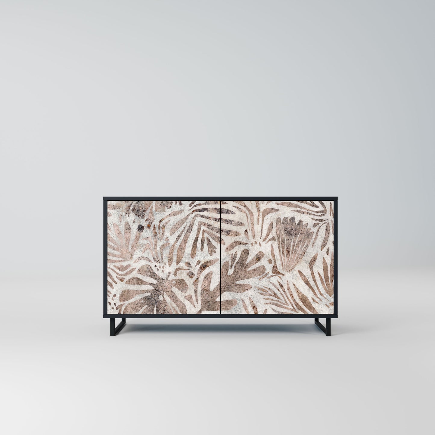 PASSING TIME 2-Door Sideboard in Black Finish