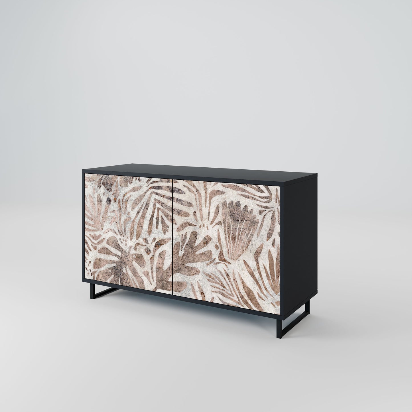 PASSING TIME 2-Door Sideboard in Black Finish