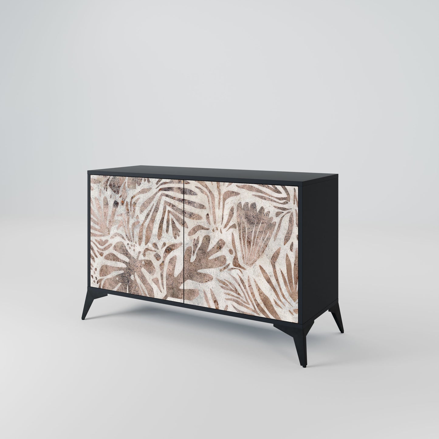 PASSING TIME 2-Door Sideboard in Black Finish