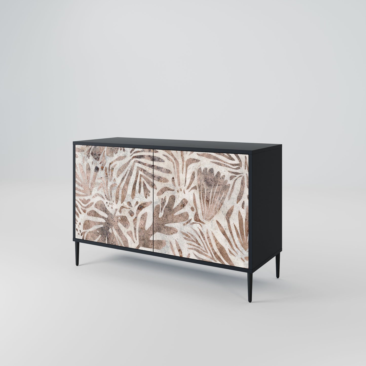PASSING TIME 2-Door Sideboard in Black Finish