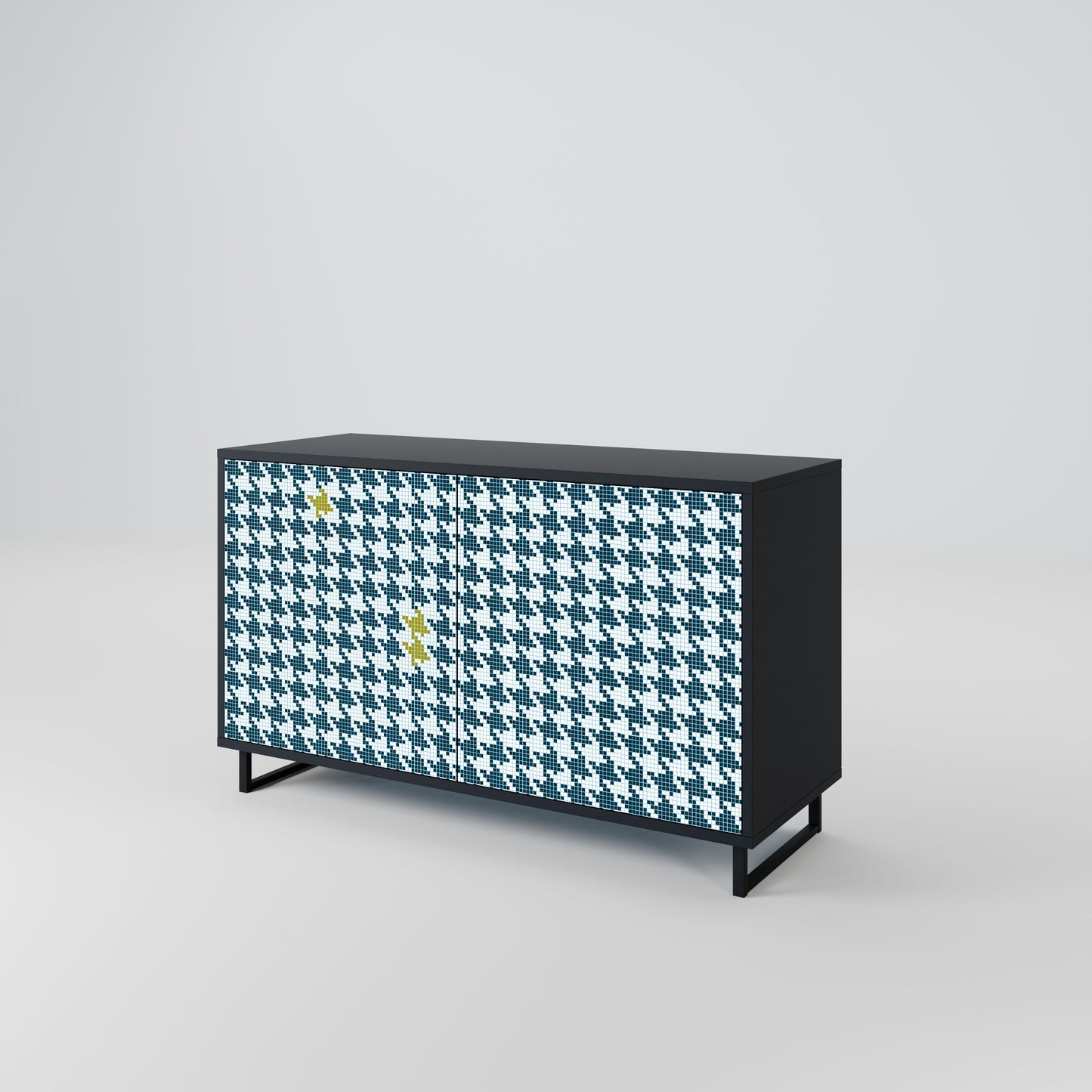 OUT OF CONTEXT 2-Door Sideboard in Black Finish