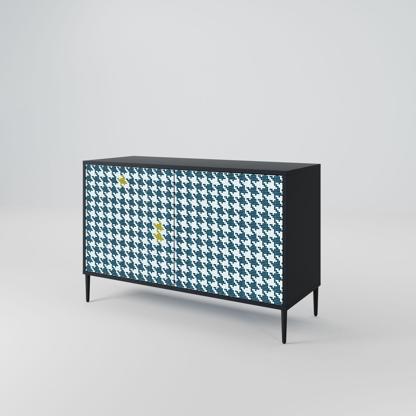 OUT OF CONTEXT 2-Door Sideboard in Black Finish