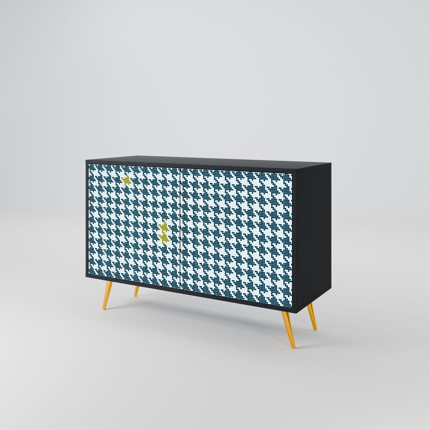 OUT OF CONTEXT 2-Door Sideboard in Black Finish