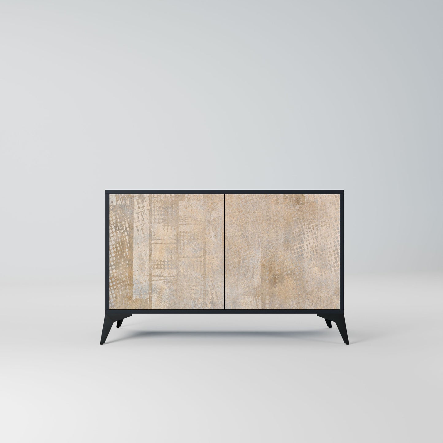 ERRORE SCHERMO Credenza a 2 ante in finitura nera