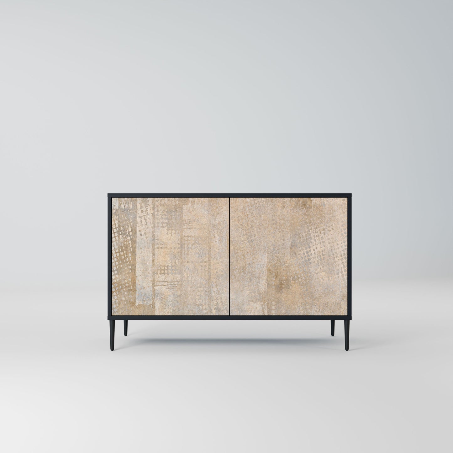 ERRORE SCHERMO Credenza a 2 ante in finitura nera