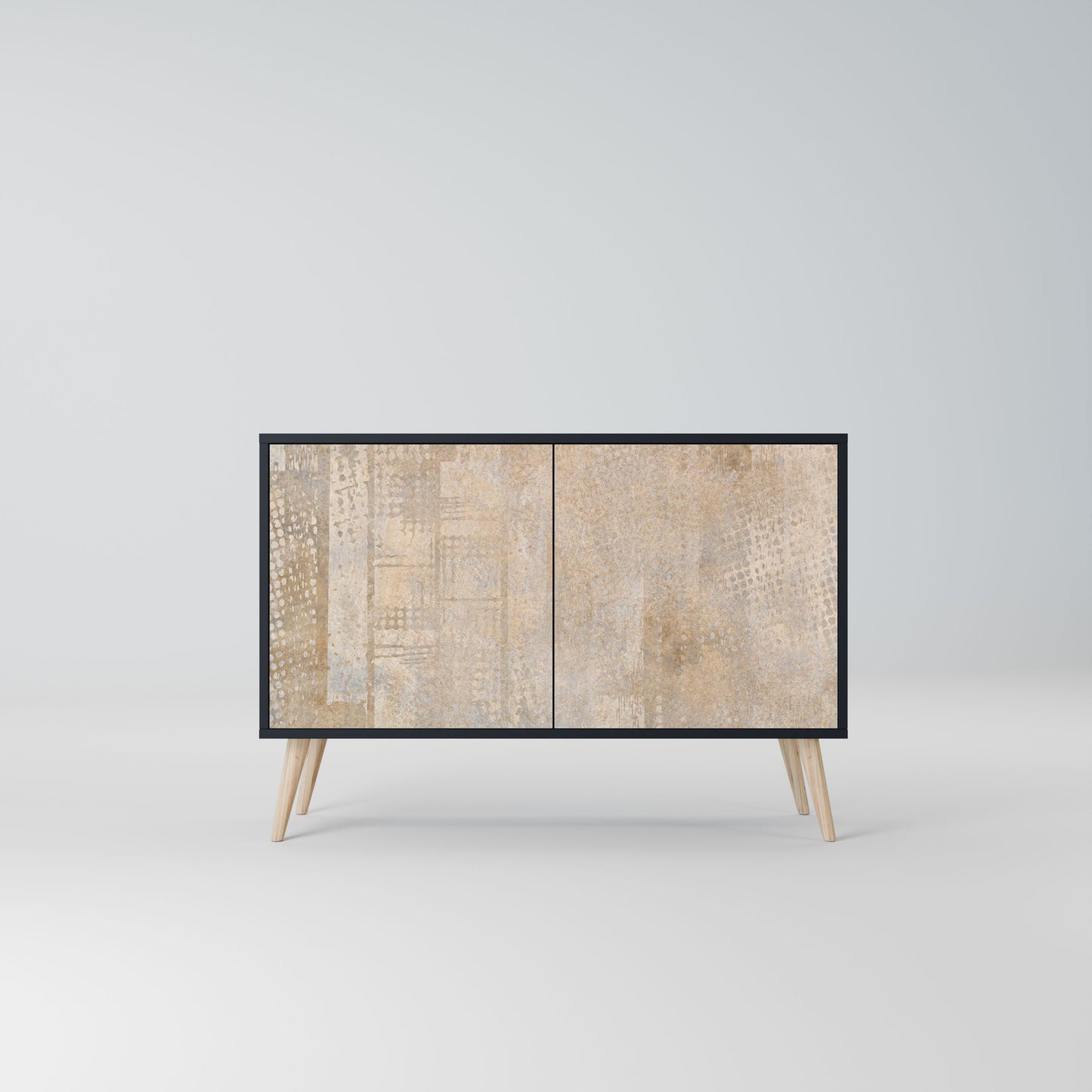 ERRORE SCHERMO Credenza a 2 ante in finitura nera