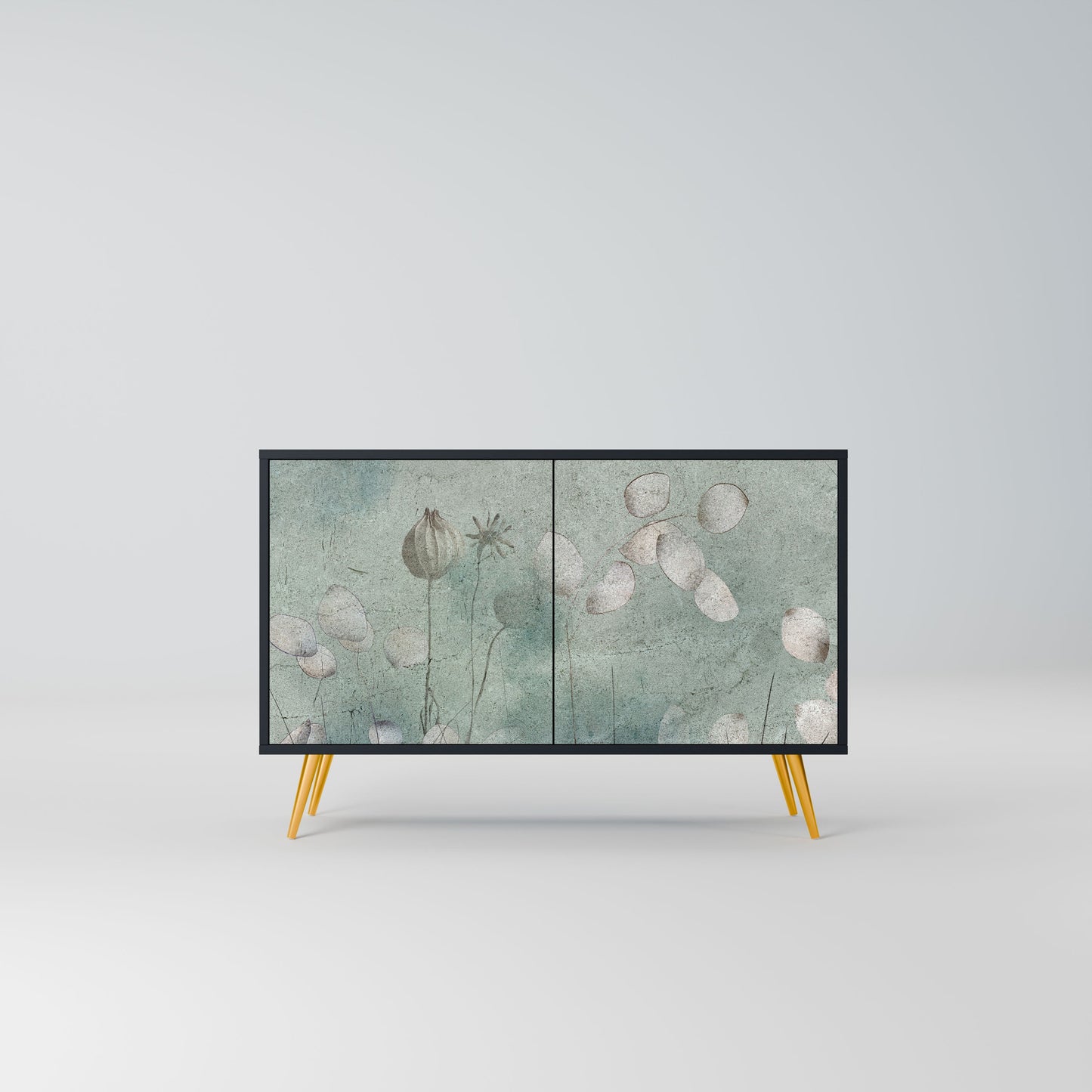 Credenza NIGHT LADY a 2 ante in finitura nera