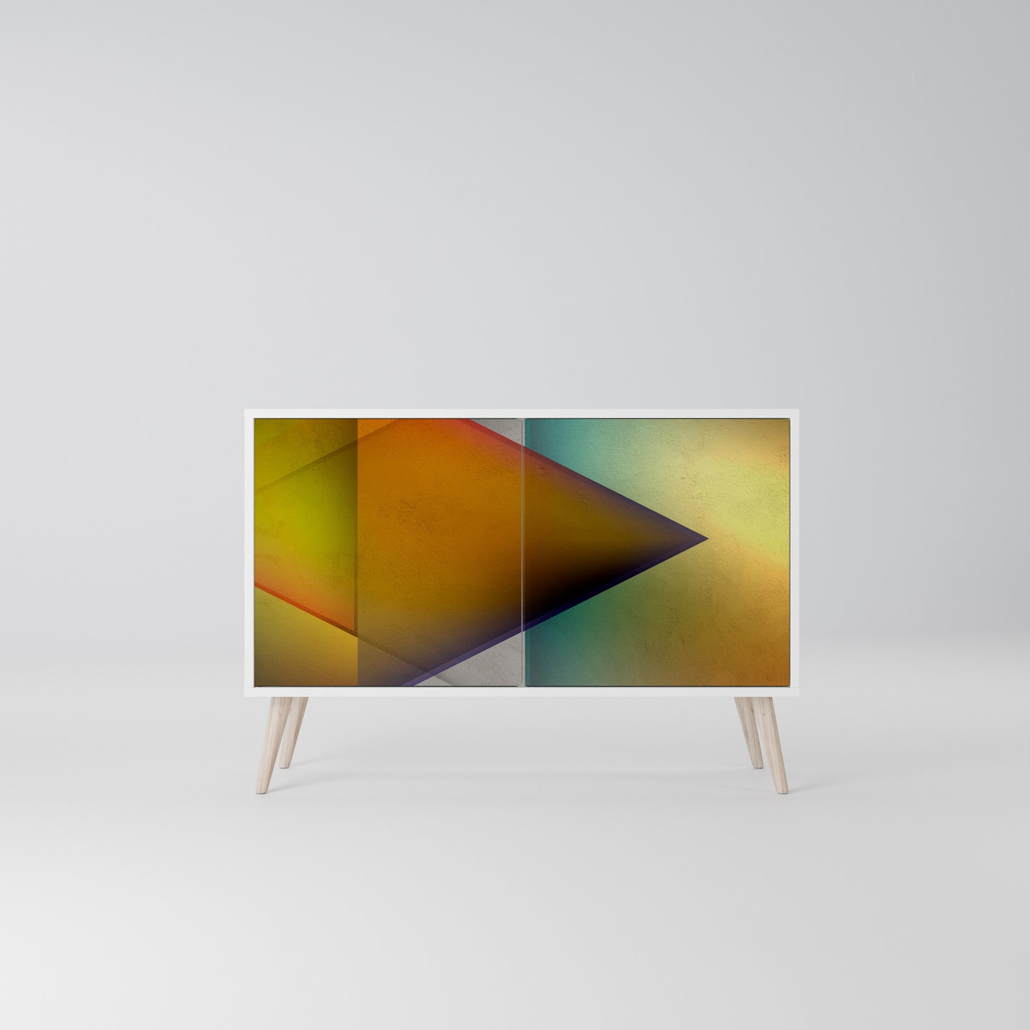 PIERCING SHARPNESS Madia a 2 Ante in Finitura Bianca