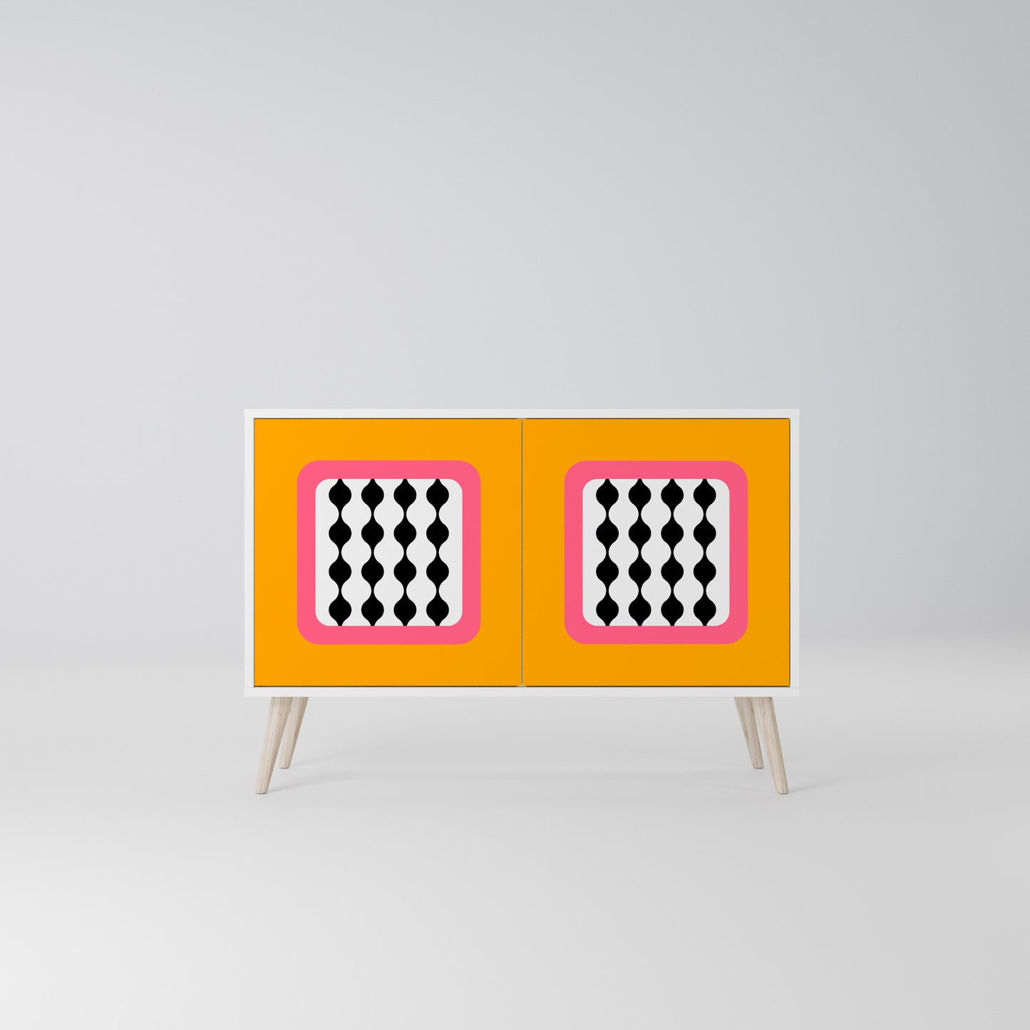 TEARS IN HEAVEN Madia a 2 Ante in Finitura Bianca