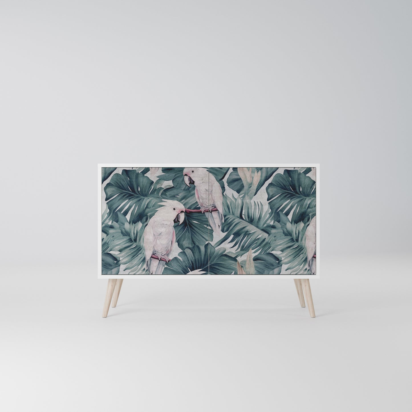 POPINJAY LOOK Madia a 2 Ante in Finitura Bianca