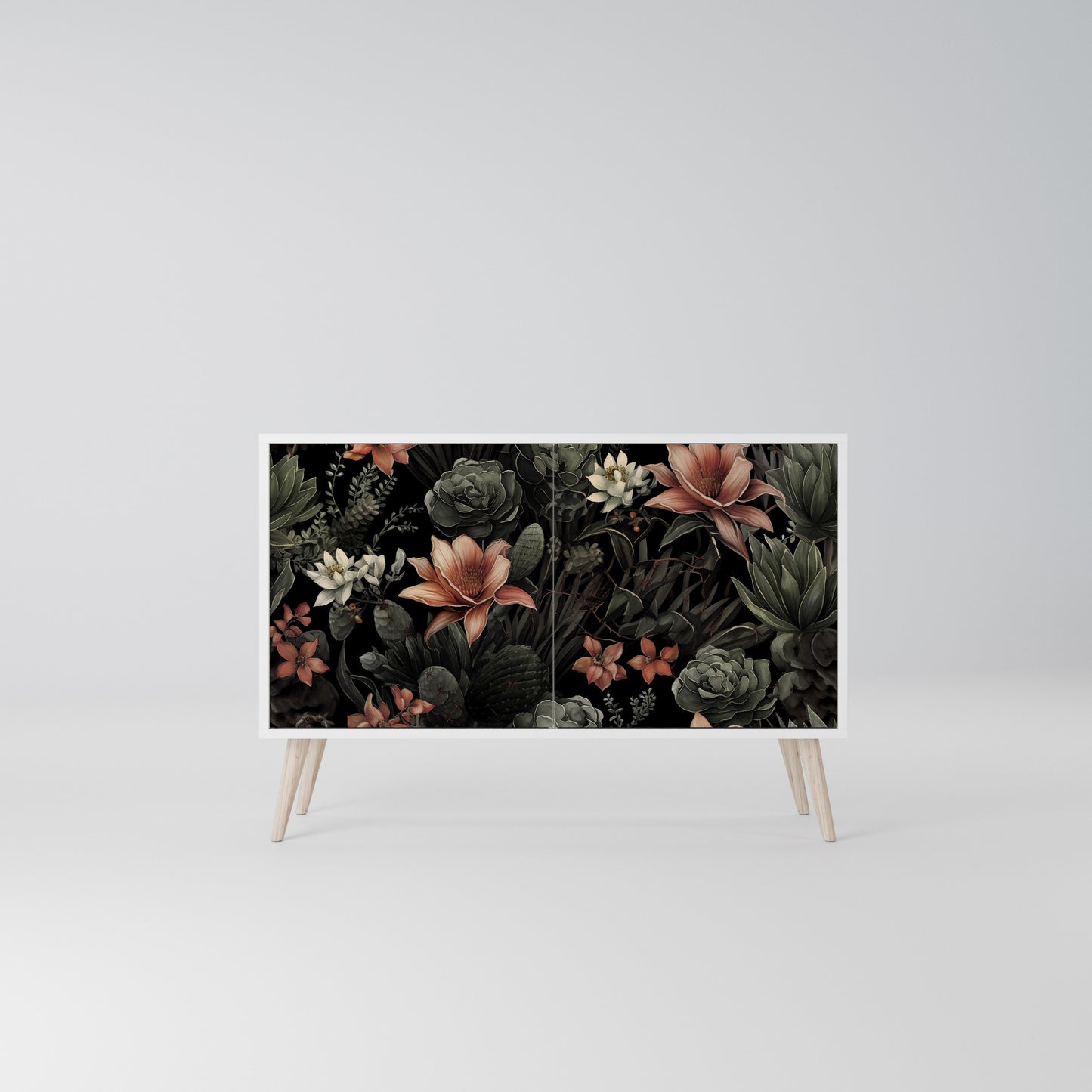 SECRET VERDURE 2-Door Sideboard in White Finish