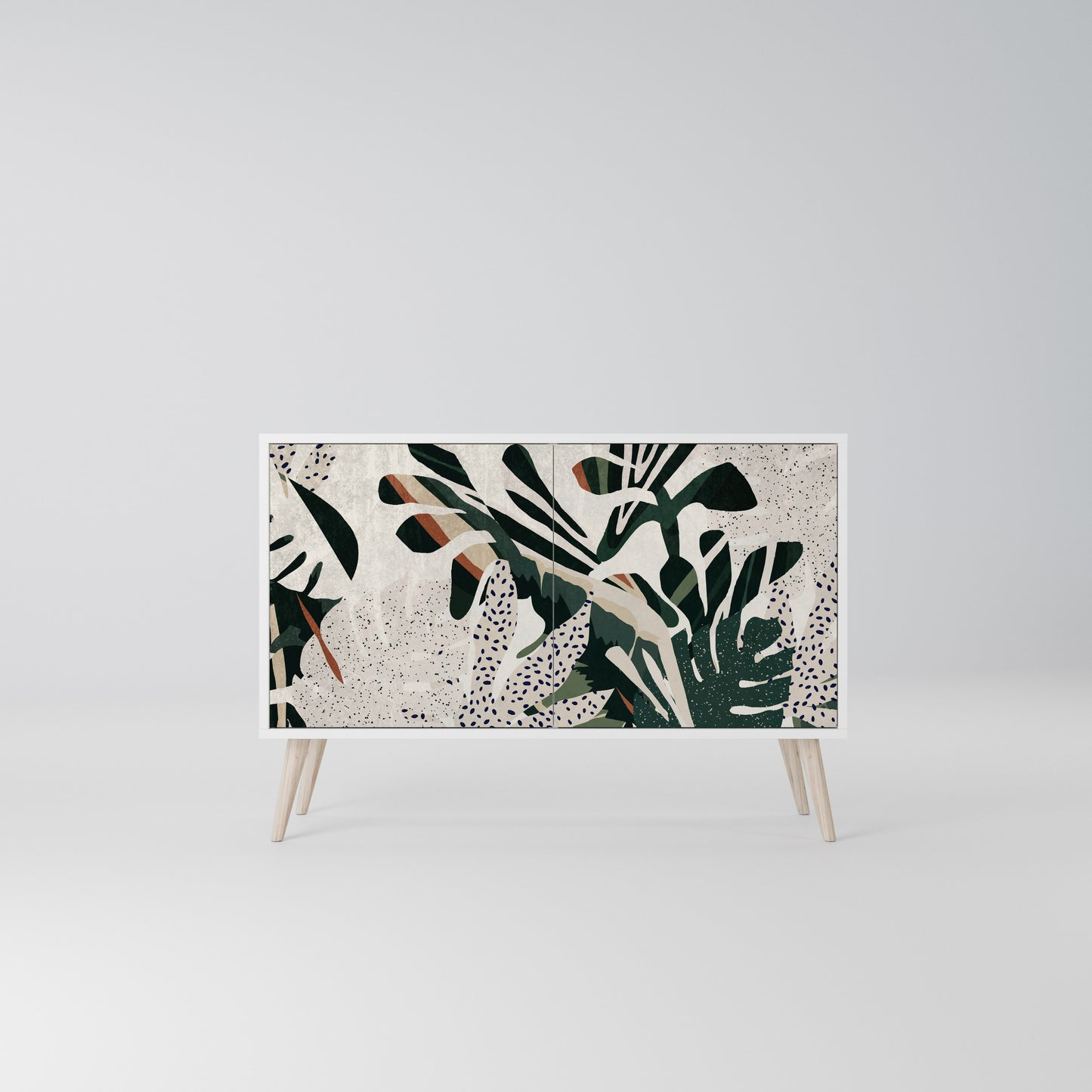 VERDURE FORMATION Madia a 2 Ante in Finitura Bianca