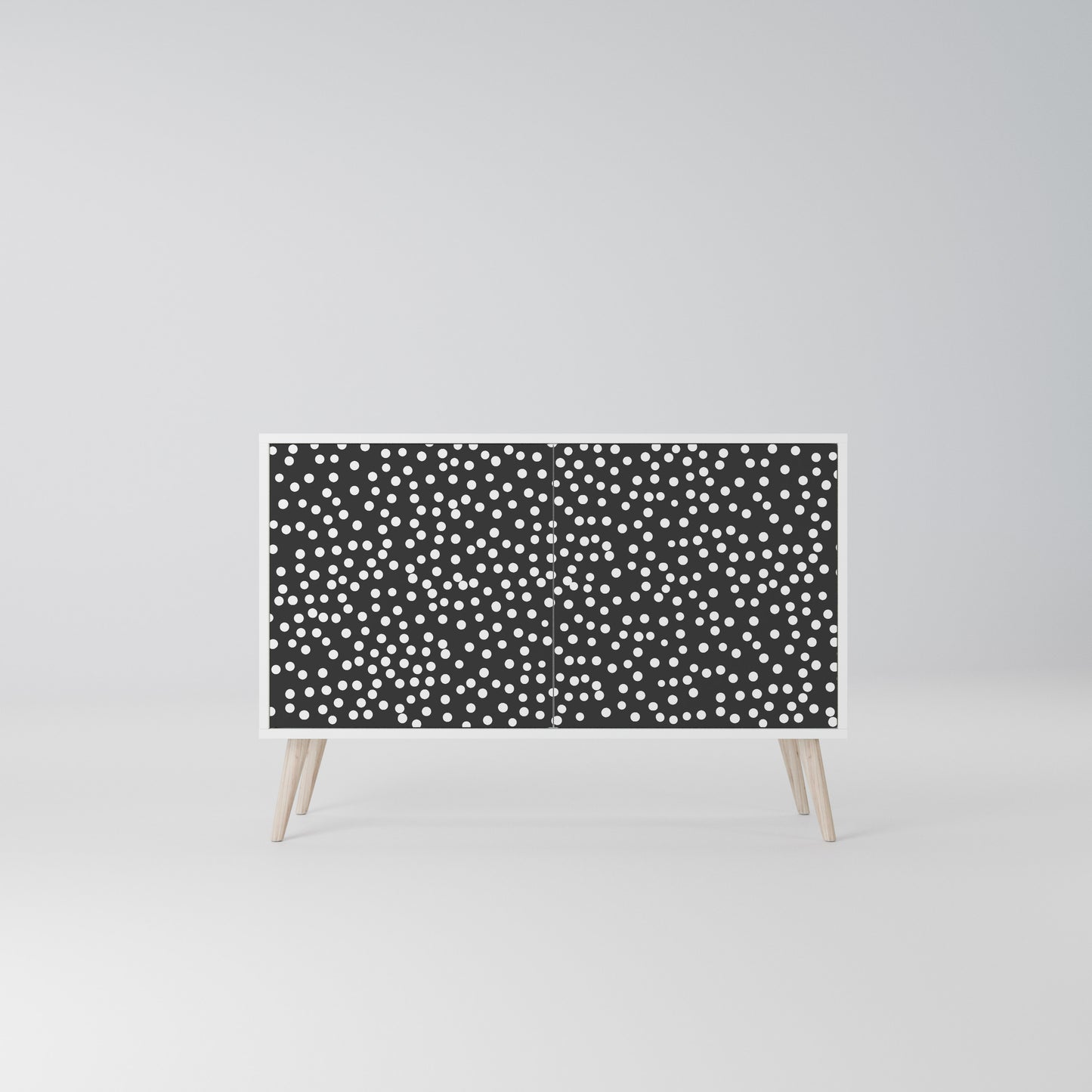 BLINDING LIGHTS Madia a 2 Ante in Finitura Bianca