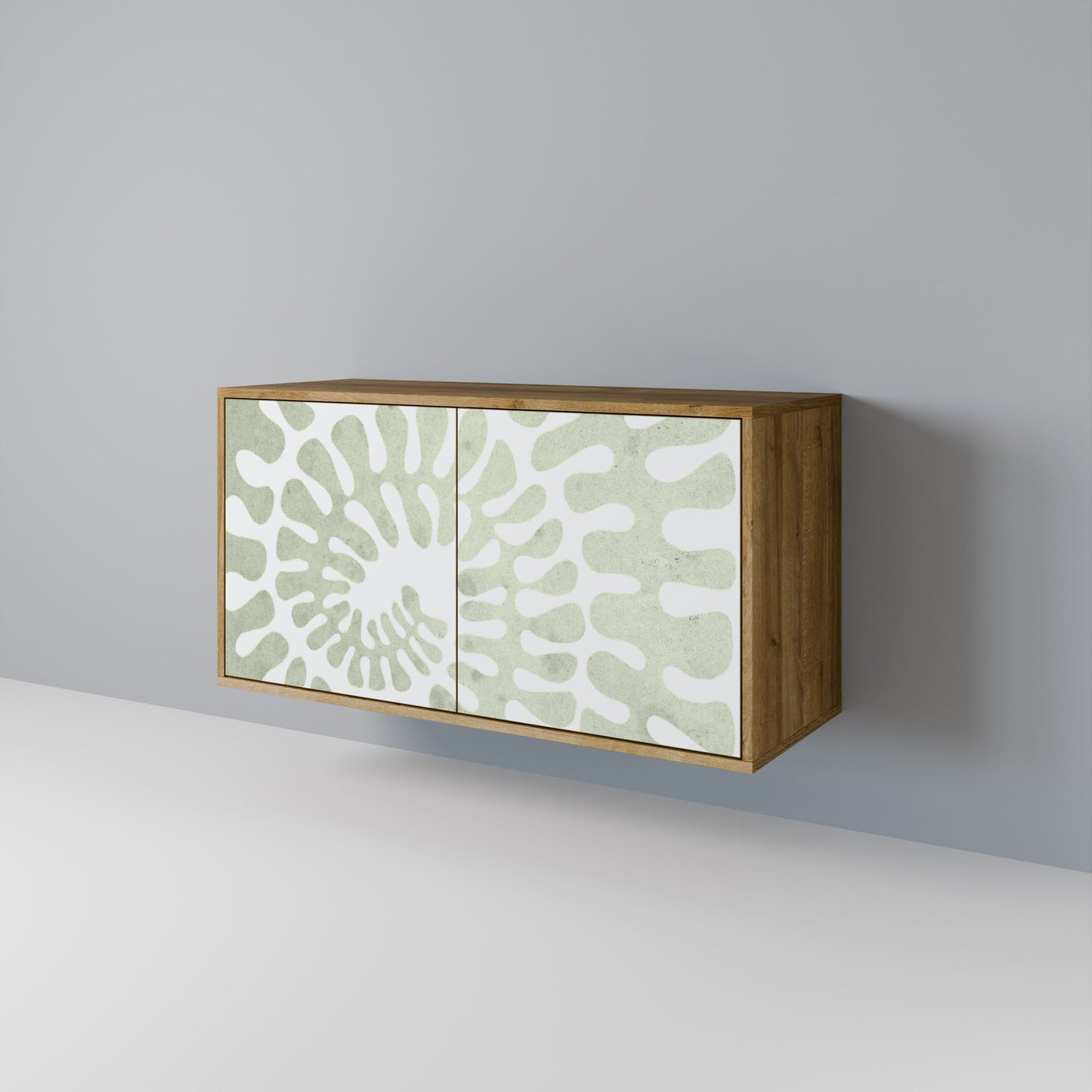 Credenza HELIX DANCE a 2 ante in effetto rovere
