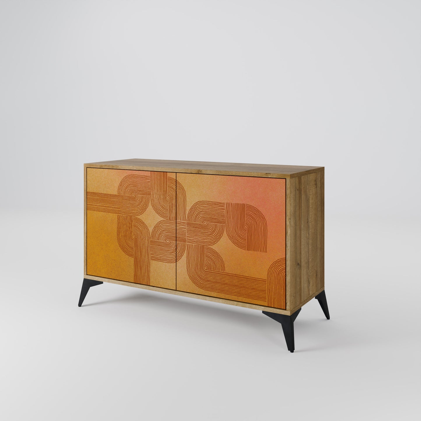 Credenza a 2 ante effetto rovere STRENGTHENING RELATION