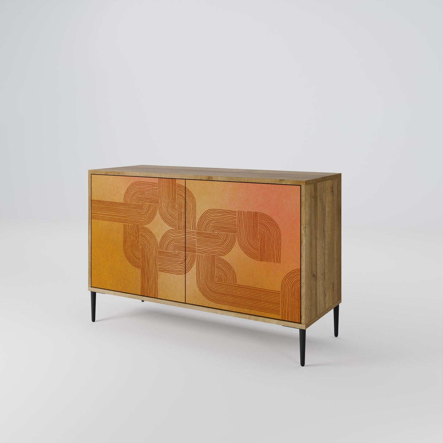 Credenza a 2 ante effetto rovere STRENGTHENING RELATION