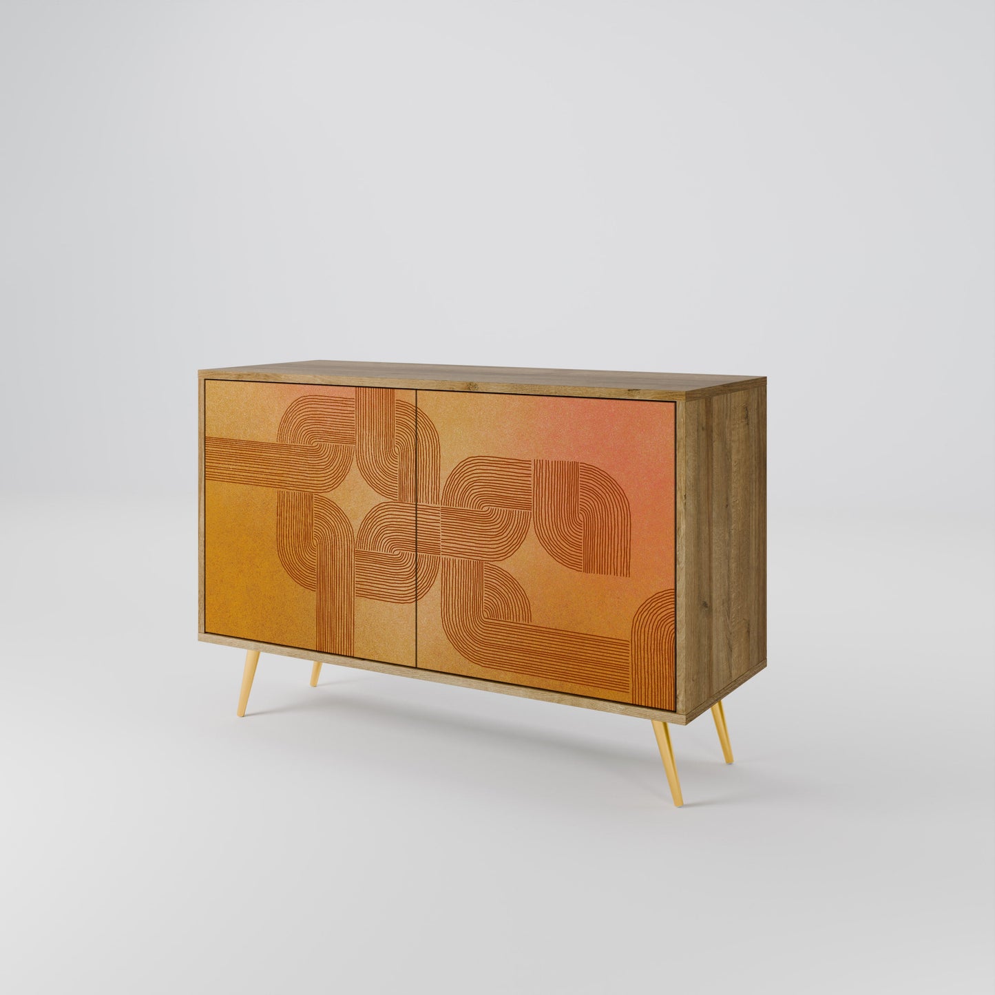 Credenza a 2 ante effetto rovere STRENGTHENING RELATION