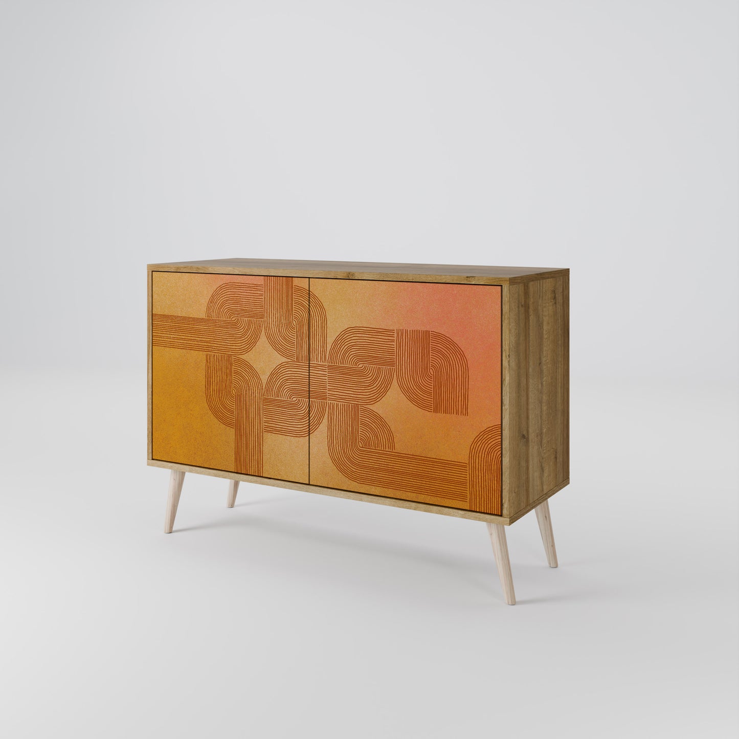 Credenza a 2 ante effetto rovere STRENGTHENING RELATION