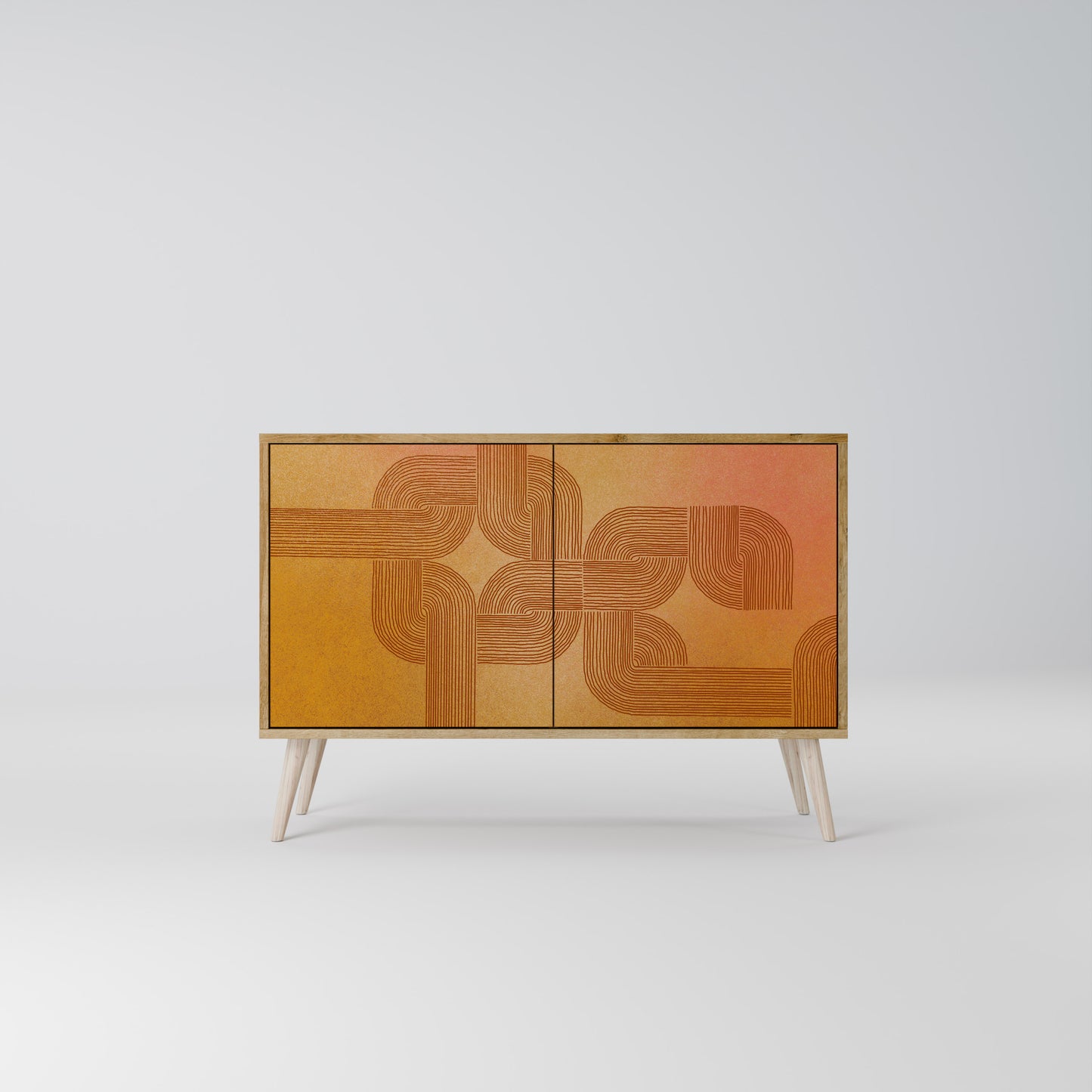 Credenza a 2 ante effetto rovere STRENGTHENING RELATION