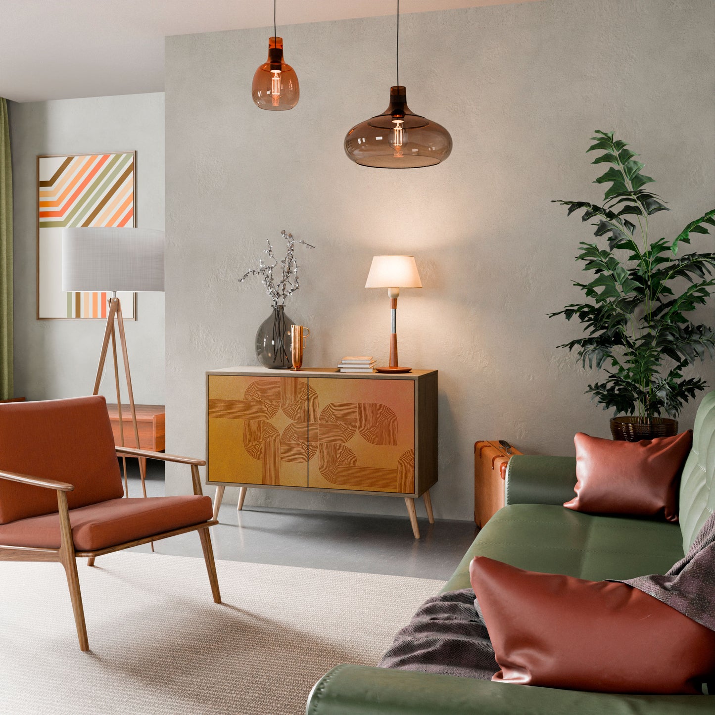 Credenza a 2 ante effetto rovere STRENGTHENING RELATION