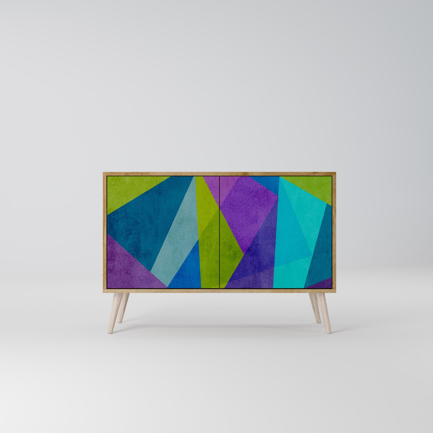 Credenza COLD SHOWCASE a 2 ante in effetto rovere