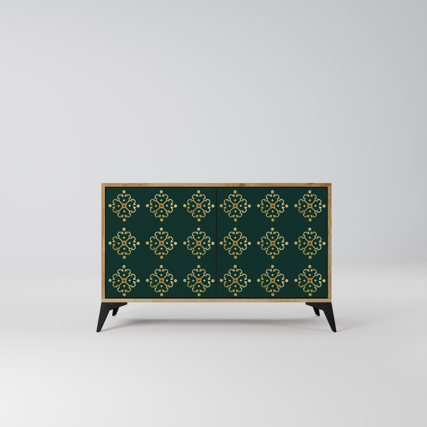 Credenza a 2 ante ROYAL MEDALLION in effetto rovere