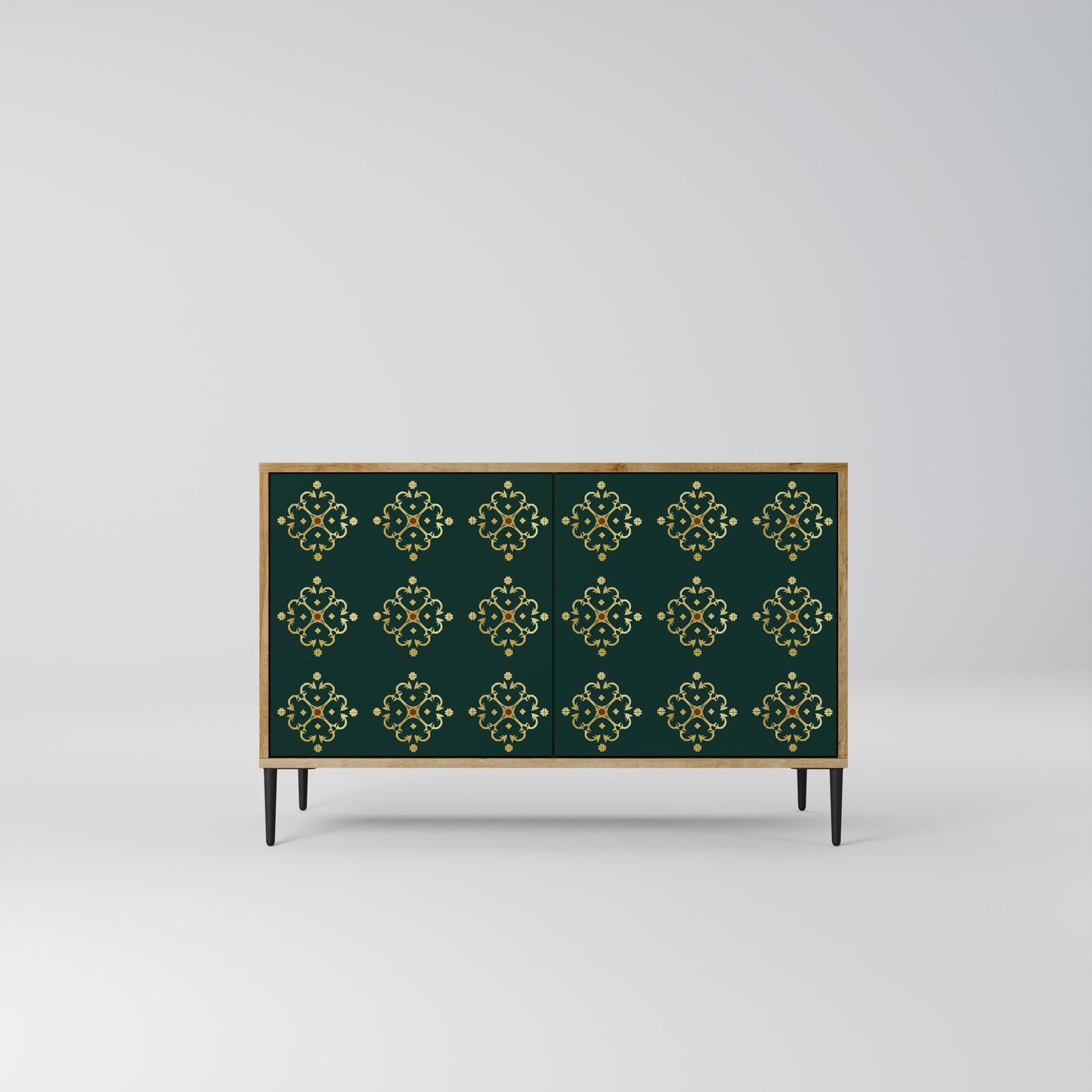 Credenza a 2 ante ROYAL MEDALLION in effetto rovere