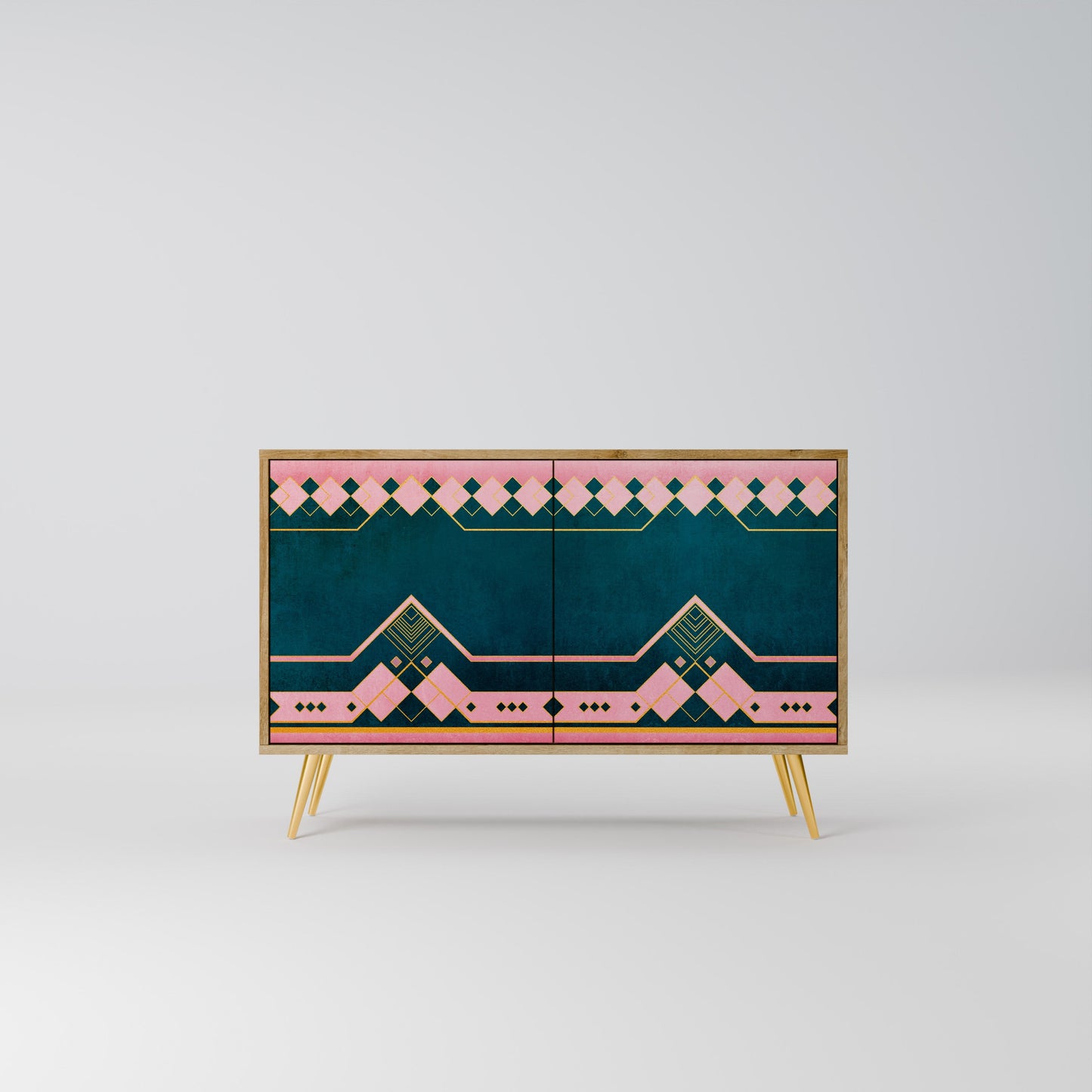ROYAL COMPOSITION 2-Door Sideboard in Oak Effect