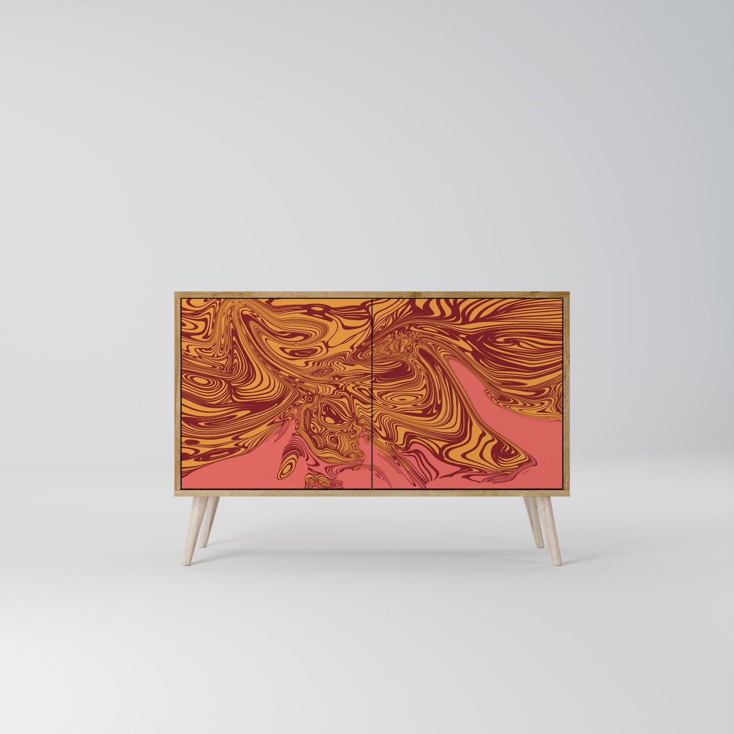 FLOATING THOUGHTS 2-Door Sideboard in Oak Effect
