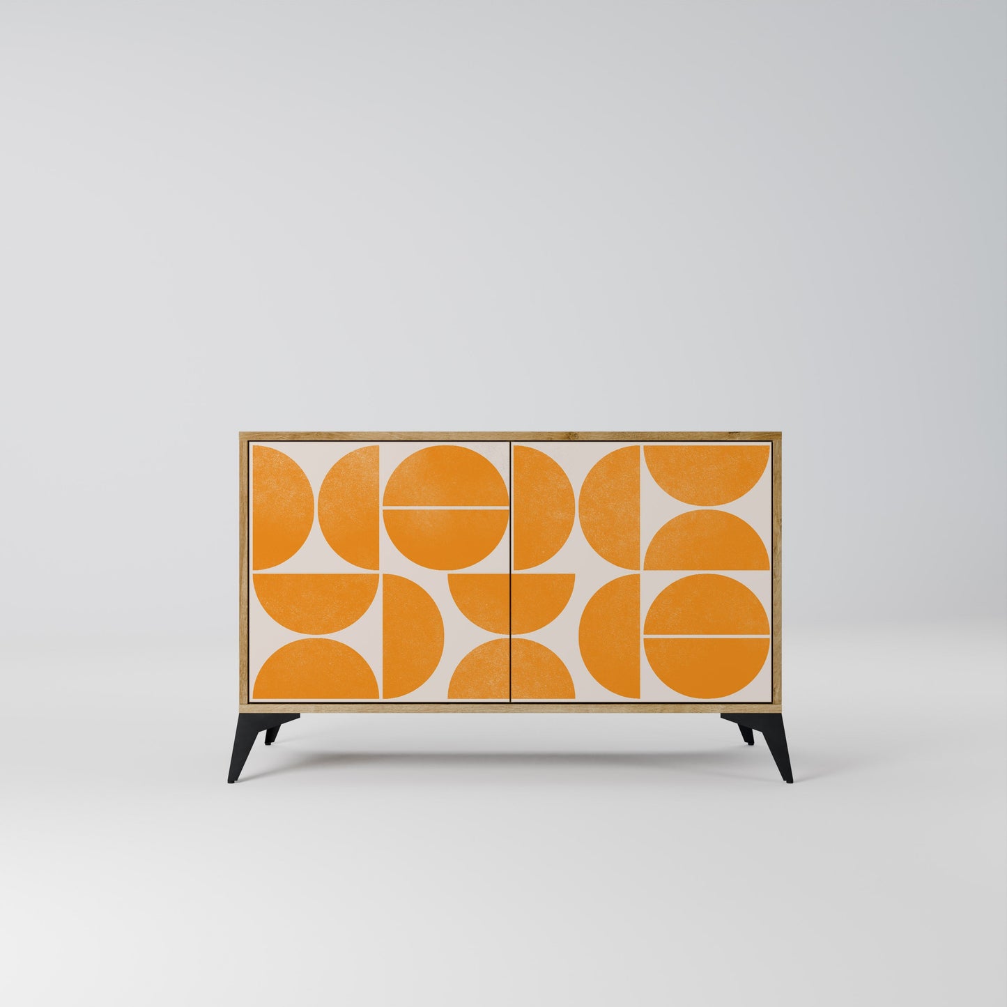 Credenza RECURRING DREAMS a 2 ante in effetto rovere
