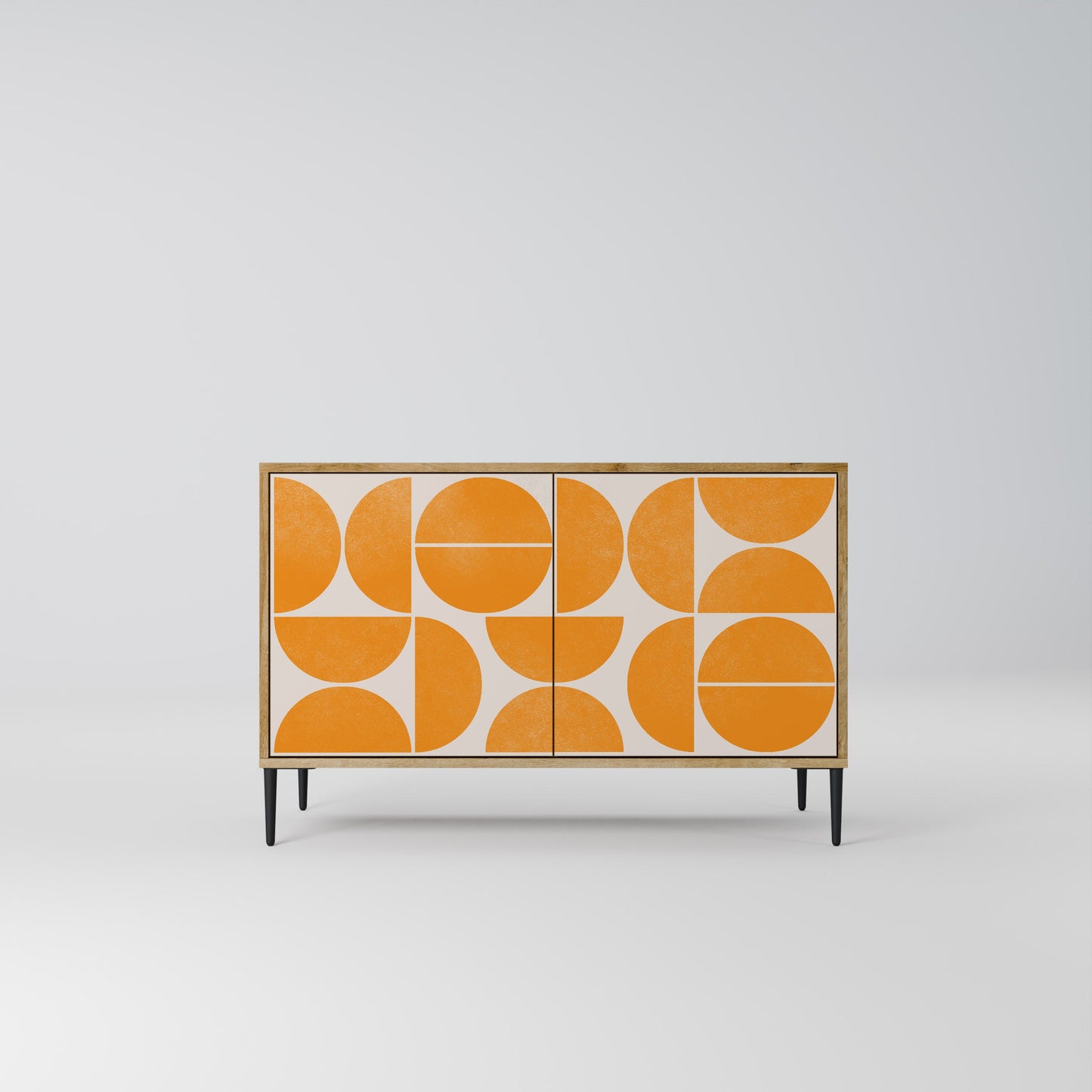Credenza RECURRING DREAMS a 2 ante in effetto rovere