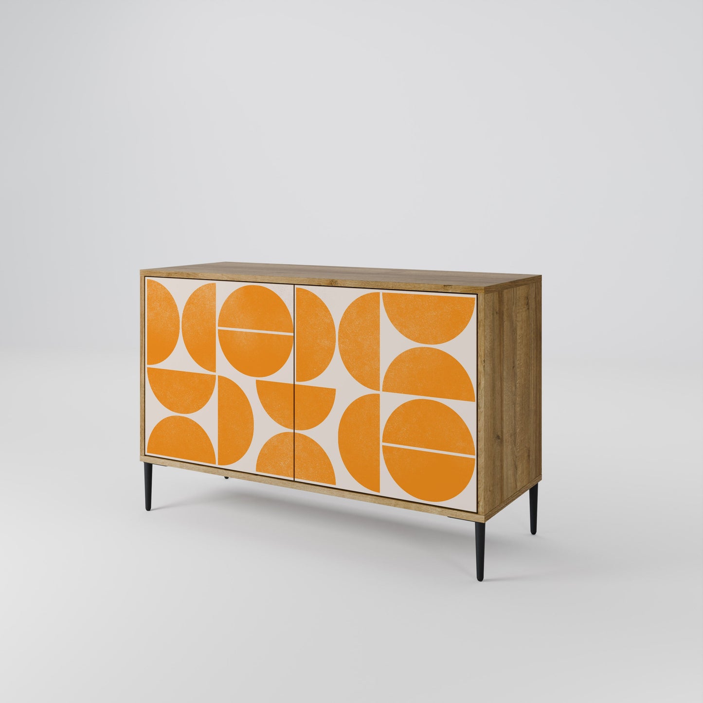 Credenza RECURRING DREAMS a 2 ante in effetto rovere