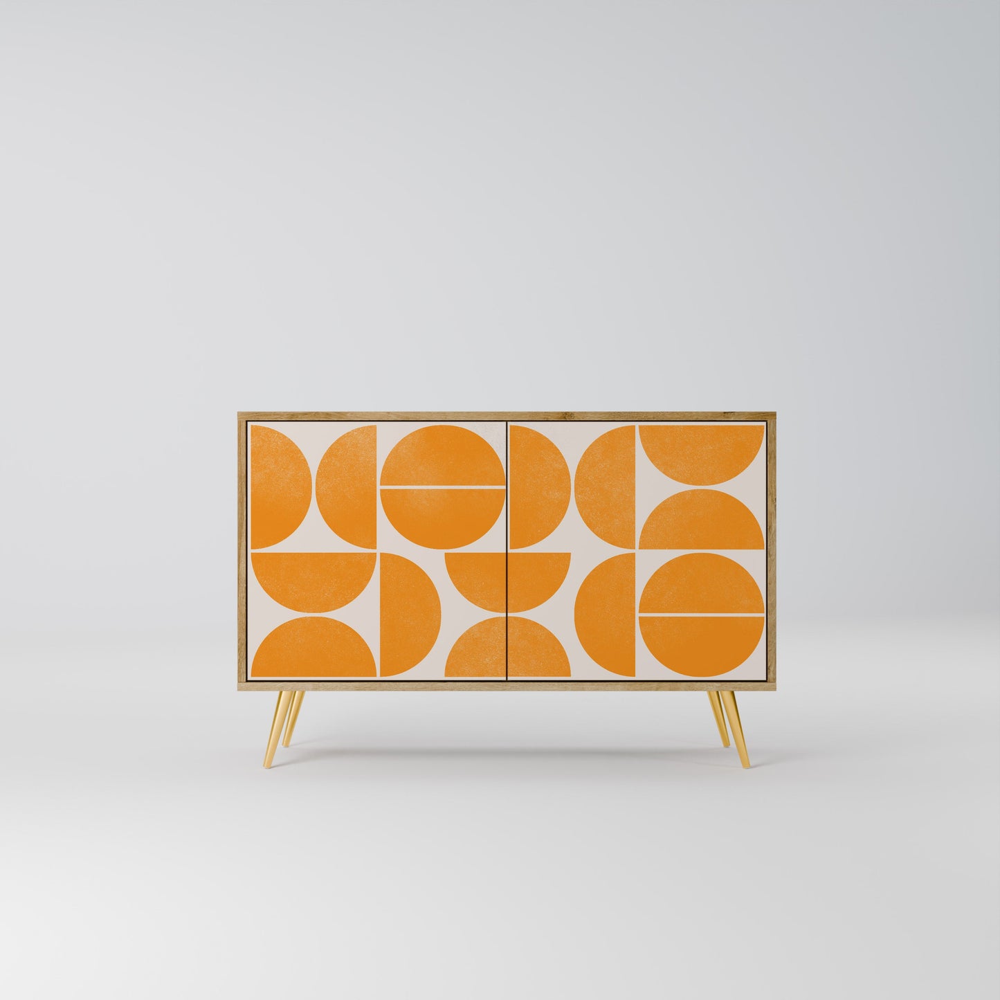 Credenza RECURRING DREAMS a 2 ante in effetto rovere