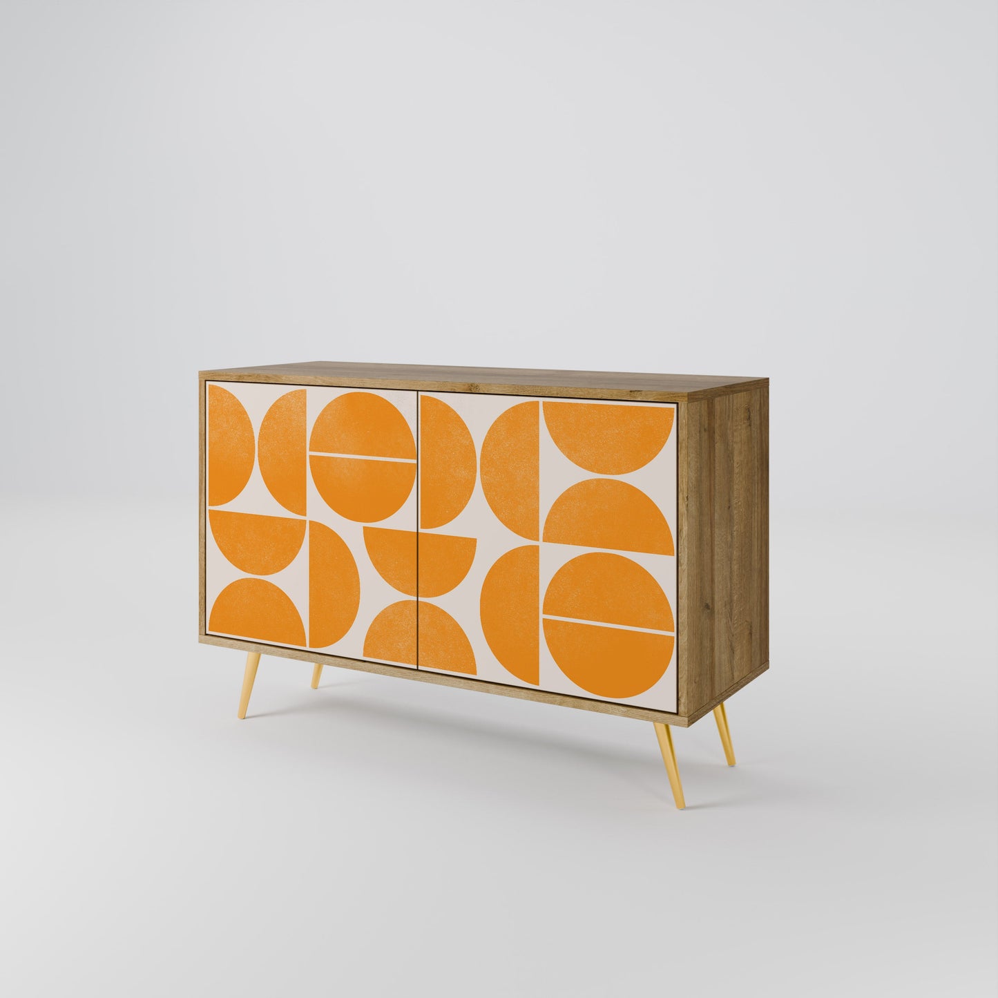 Credenza RECURRING DREAMS a 2 ante in effetto rovere