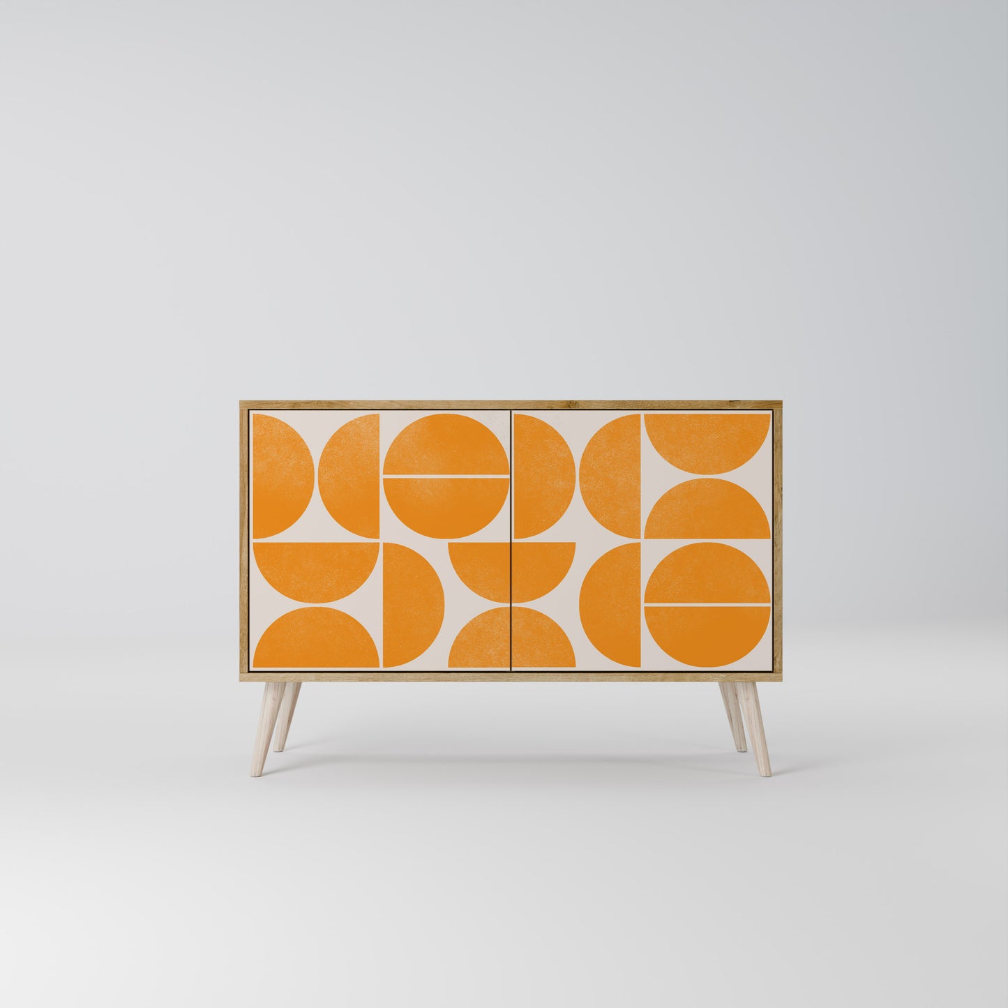 Credenza RECURRING DREAMS a 2 ante in effetto rovere