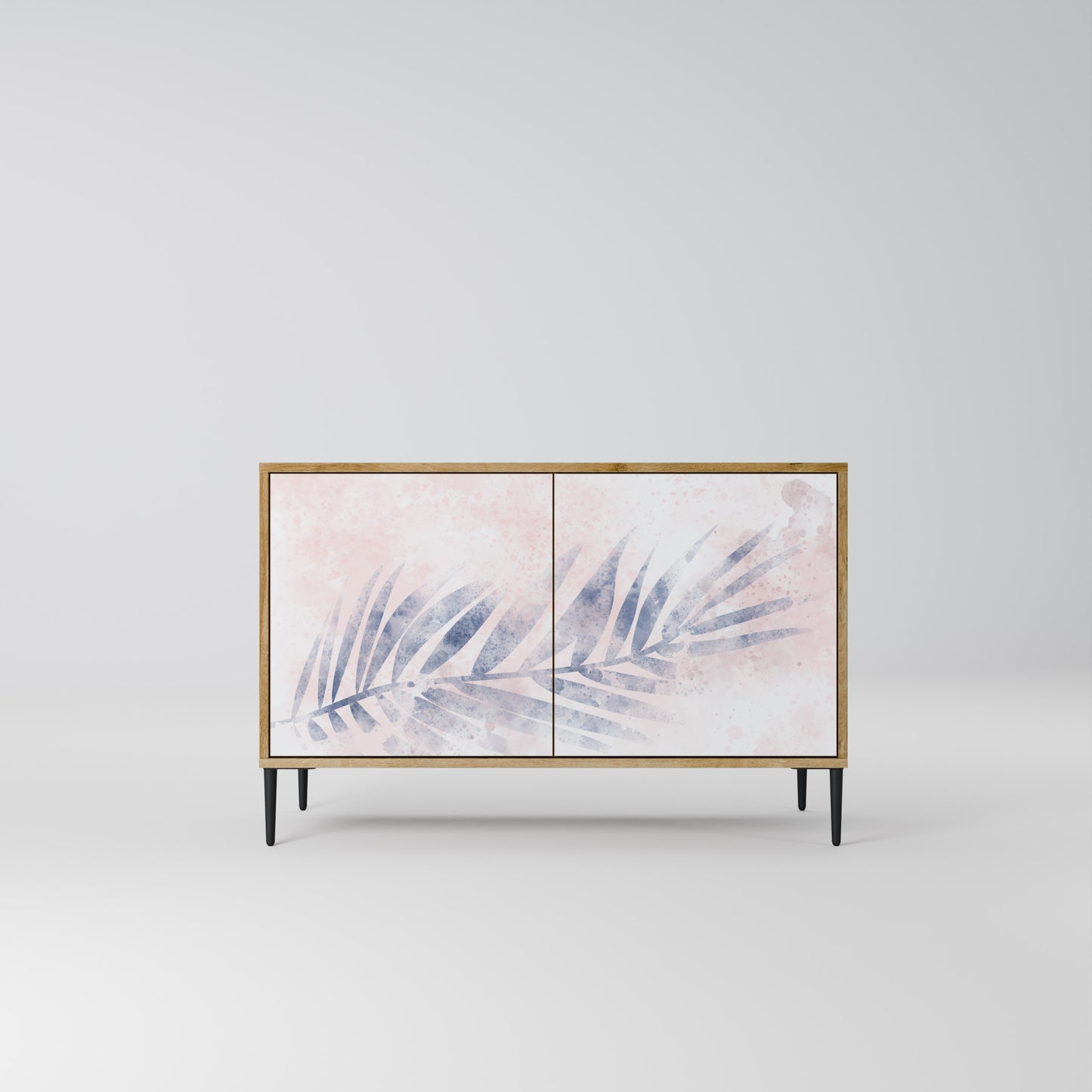 Credenza TIMELESS FLOAT a 2 ante effetto rovere