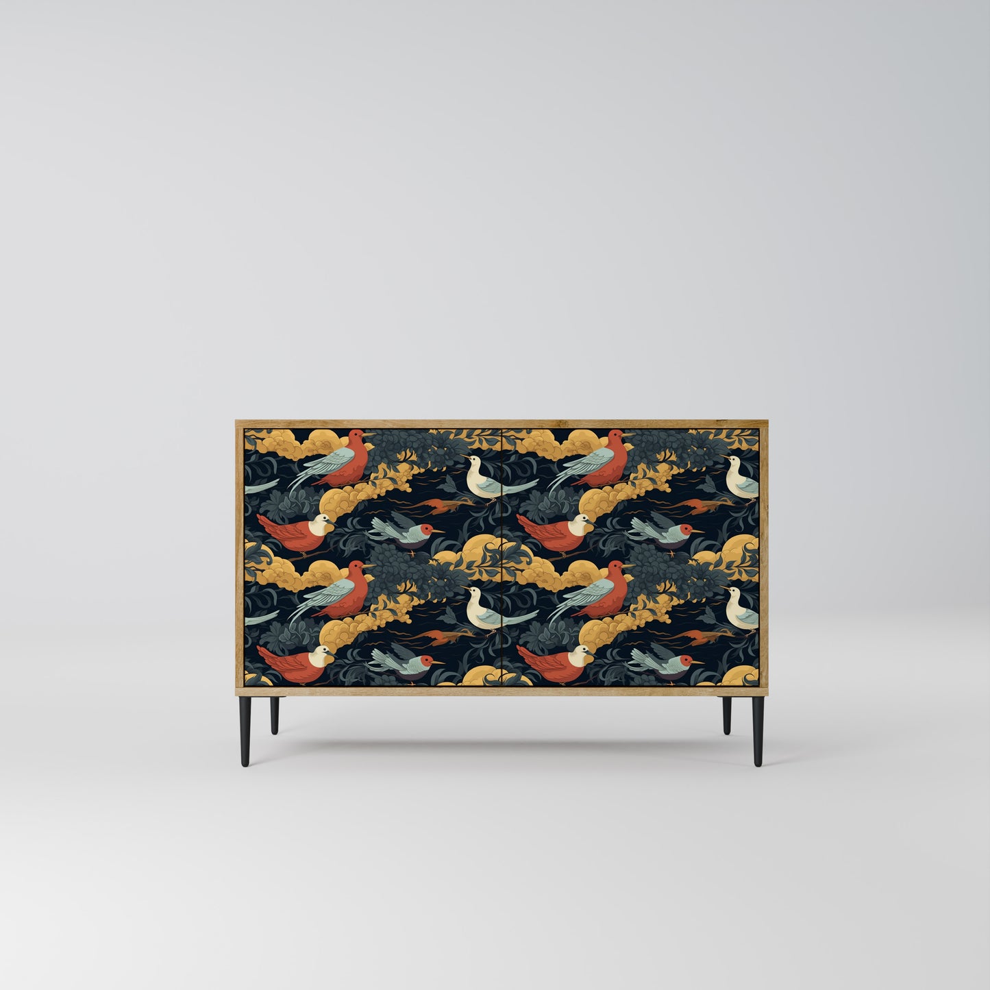 FOWLY DAZE 2-Door Sideboard in Oak Effect