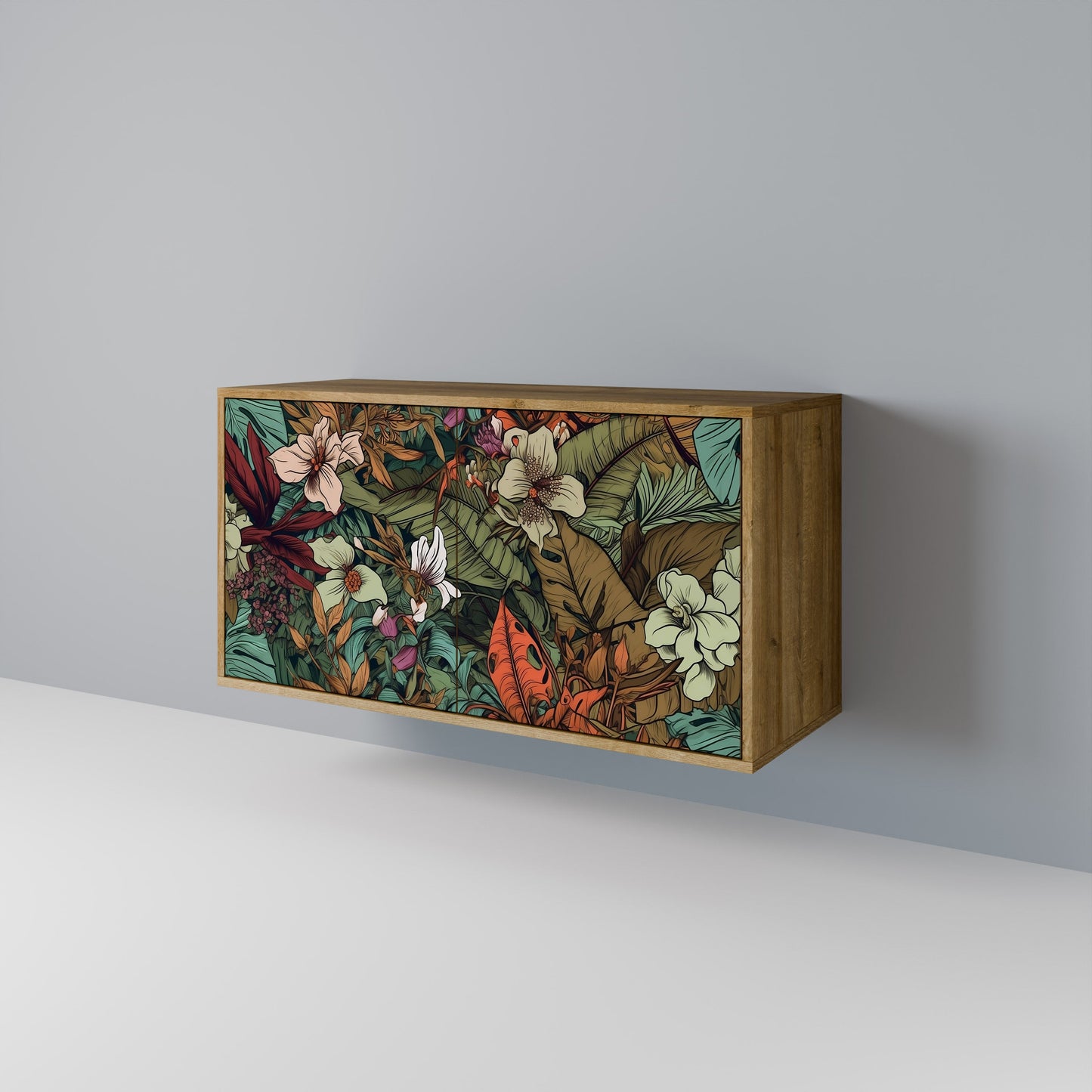 Credenza BOTANICAL EMERGENCE a 2 ante in effetto rovere