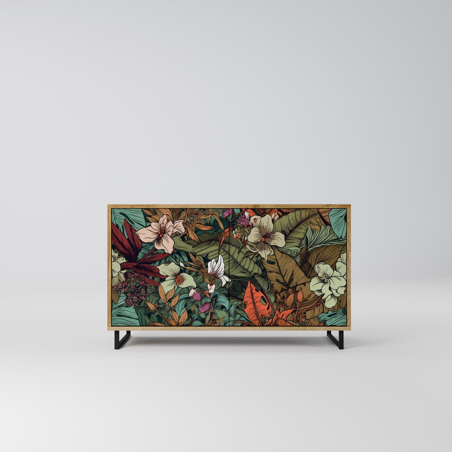 Credenza BOTANICAL EMERGENCE a 2 ante in effetto rovere