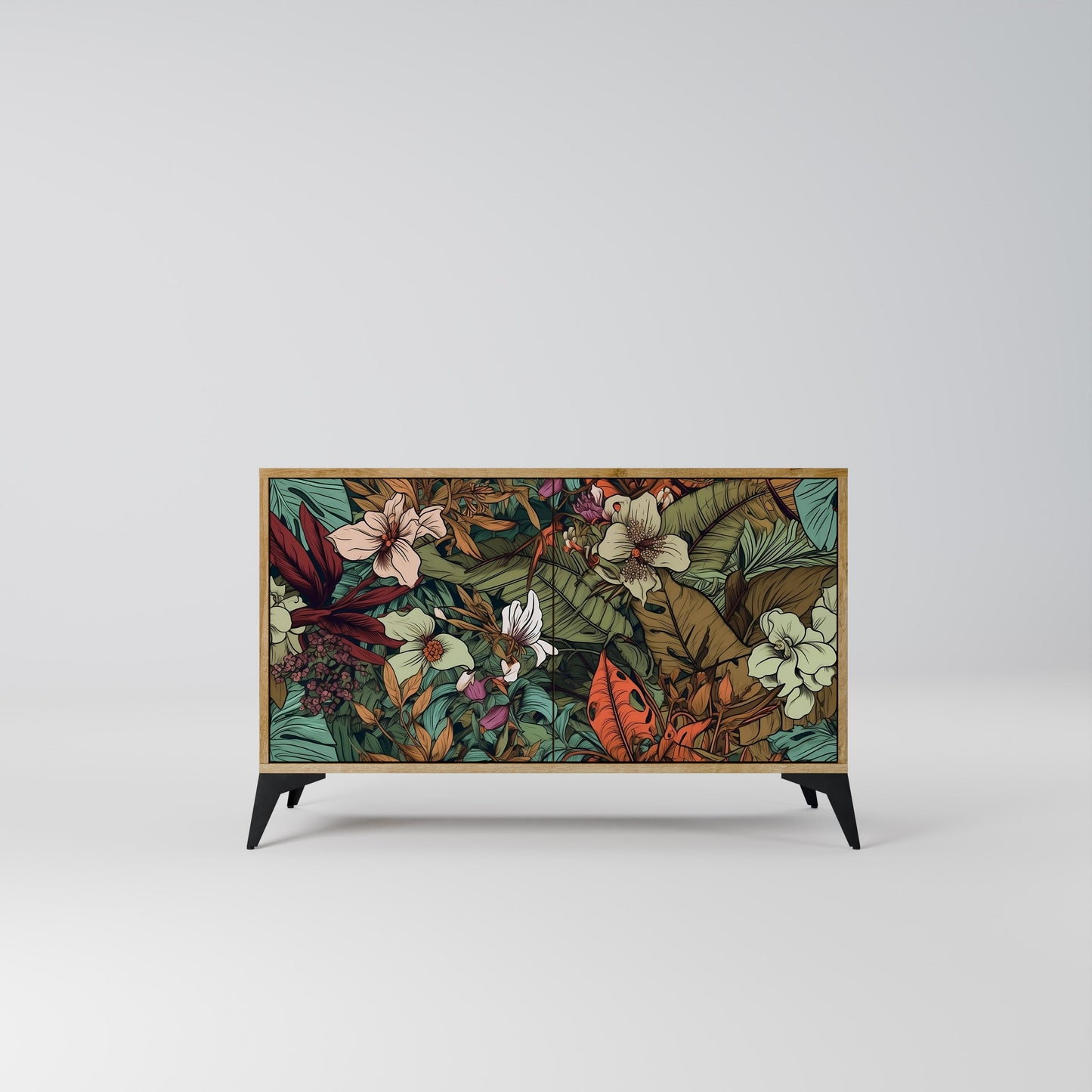Credenza BOTANICAL EMERGENCE a 2 ante in effetto rovere