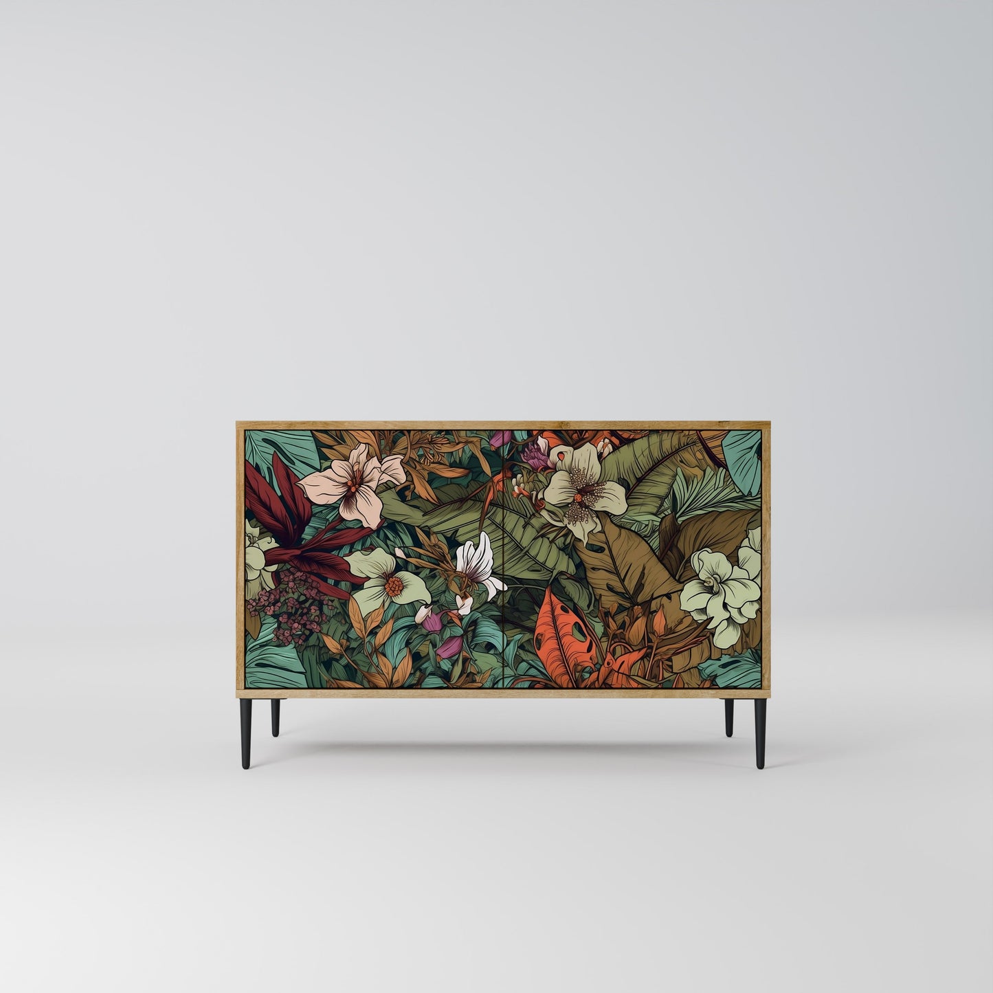 Credenza BOTANICAL EMERGENCE a 2 ante in effetto rovere
