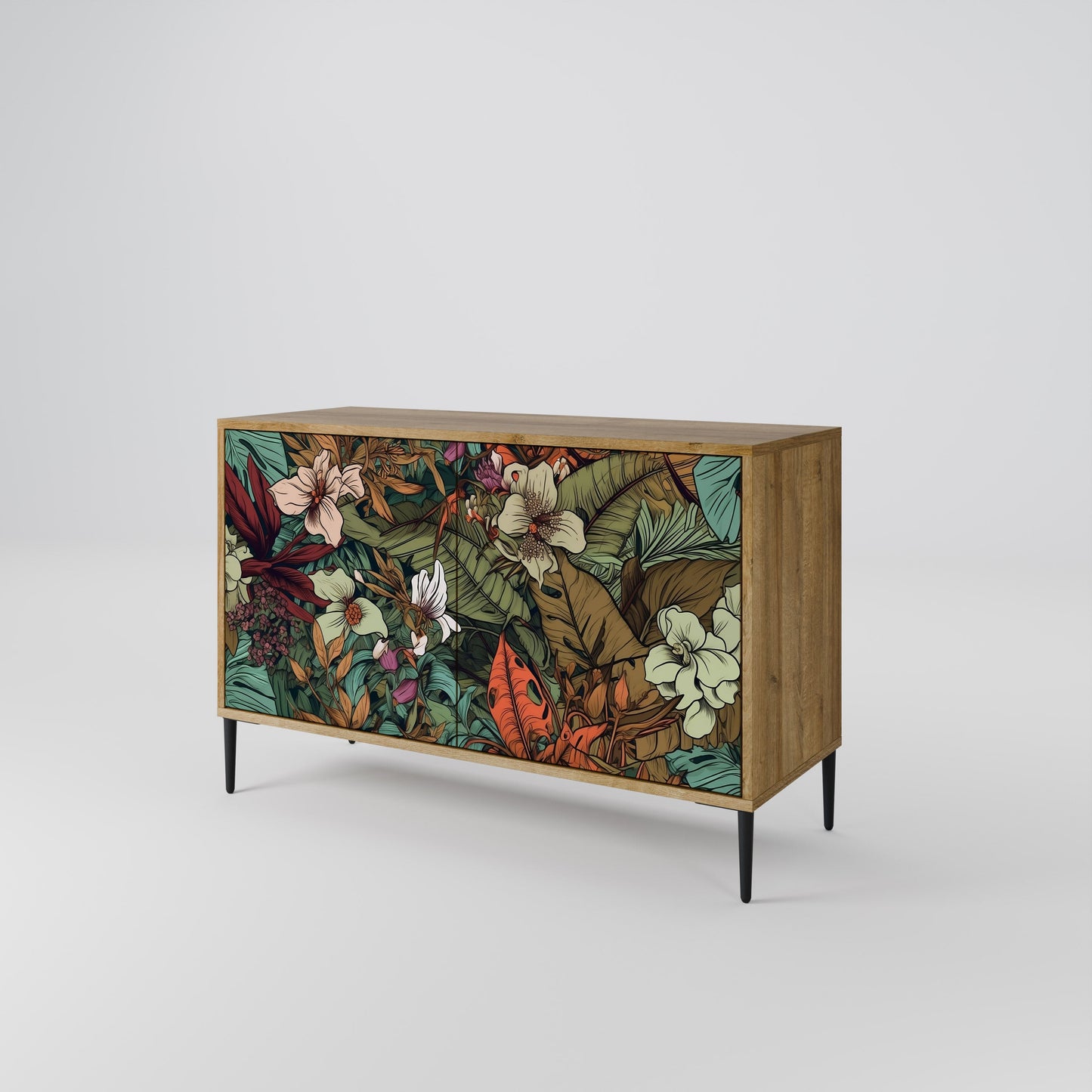 Credenza BOTANICAL EMERGENCE a 2 ante in effetto rovere