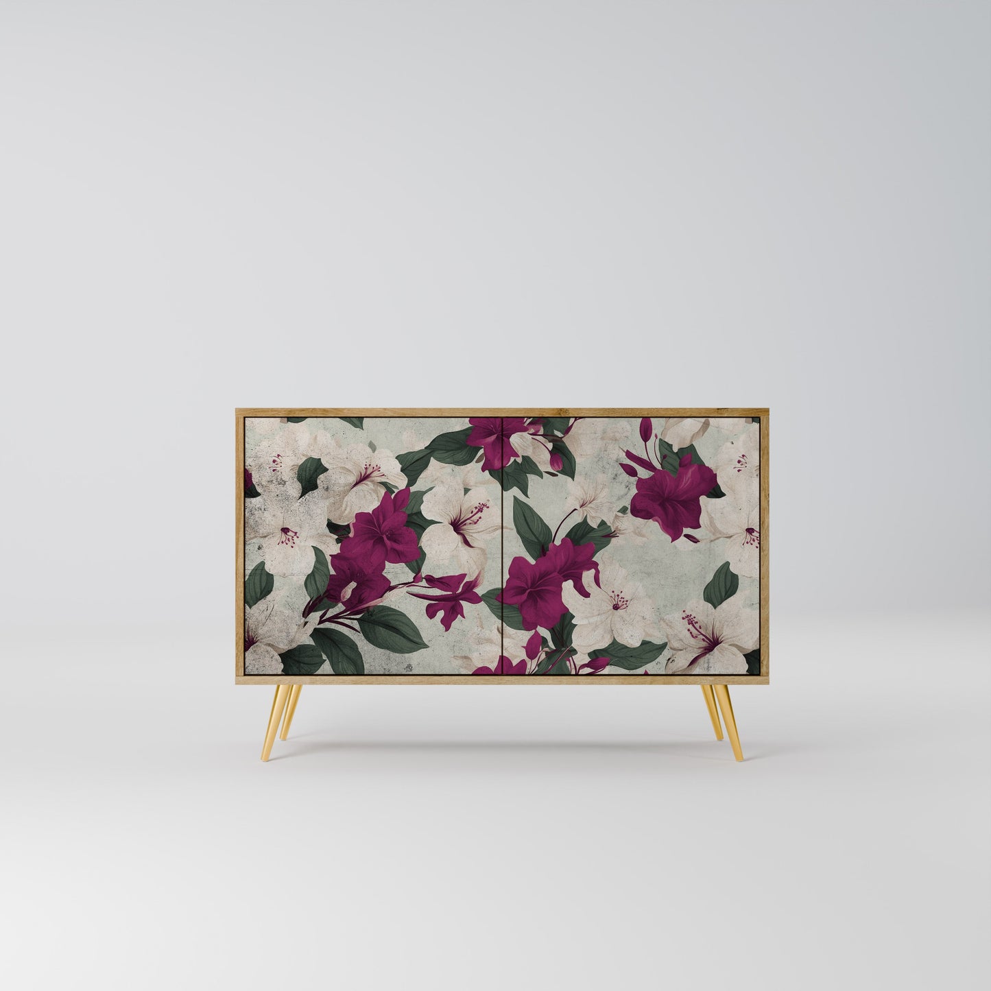 Credenza FLOWERET DREAM a 2 ante in effetto rovere