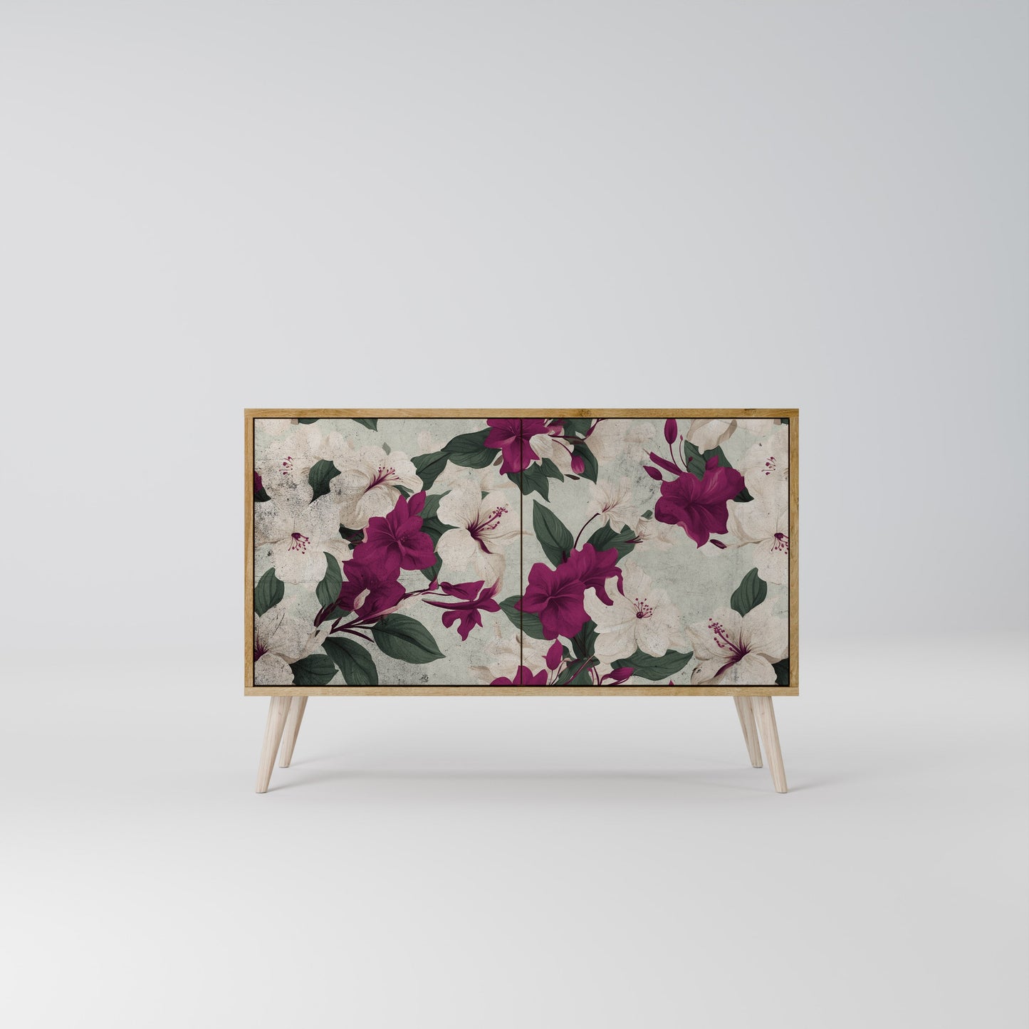Credenza FLOWERET DREAM a 2 ante in effetto rovere