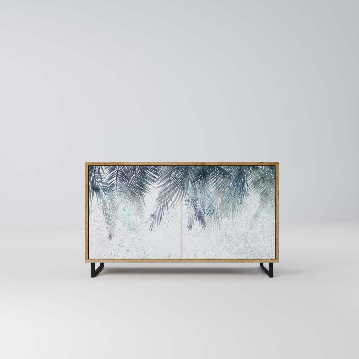 Credenza PALM VEIL a 2 ante in effetto rovere